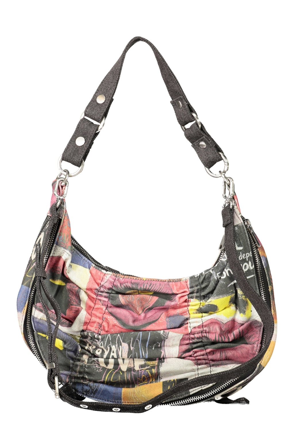 DESIGUAL BORSA DONNA NERO