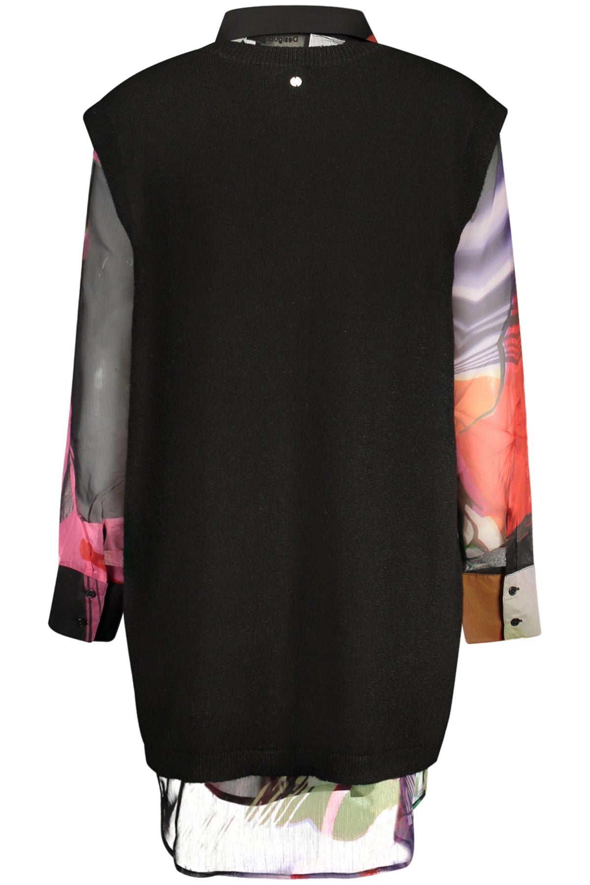 DESIGUAL CAMICIA MANICHE LUNGHE DONNA NERO