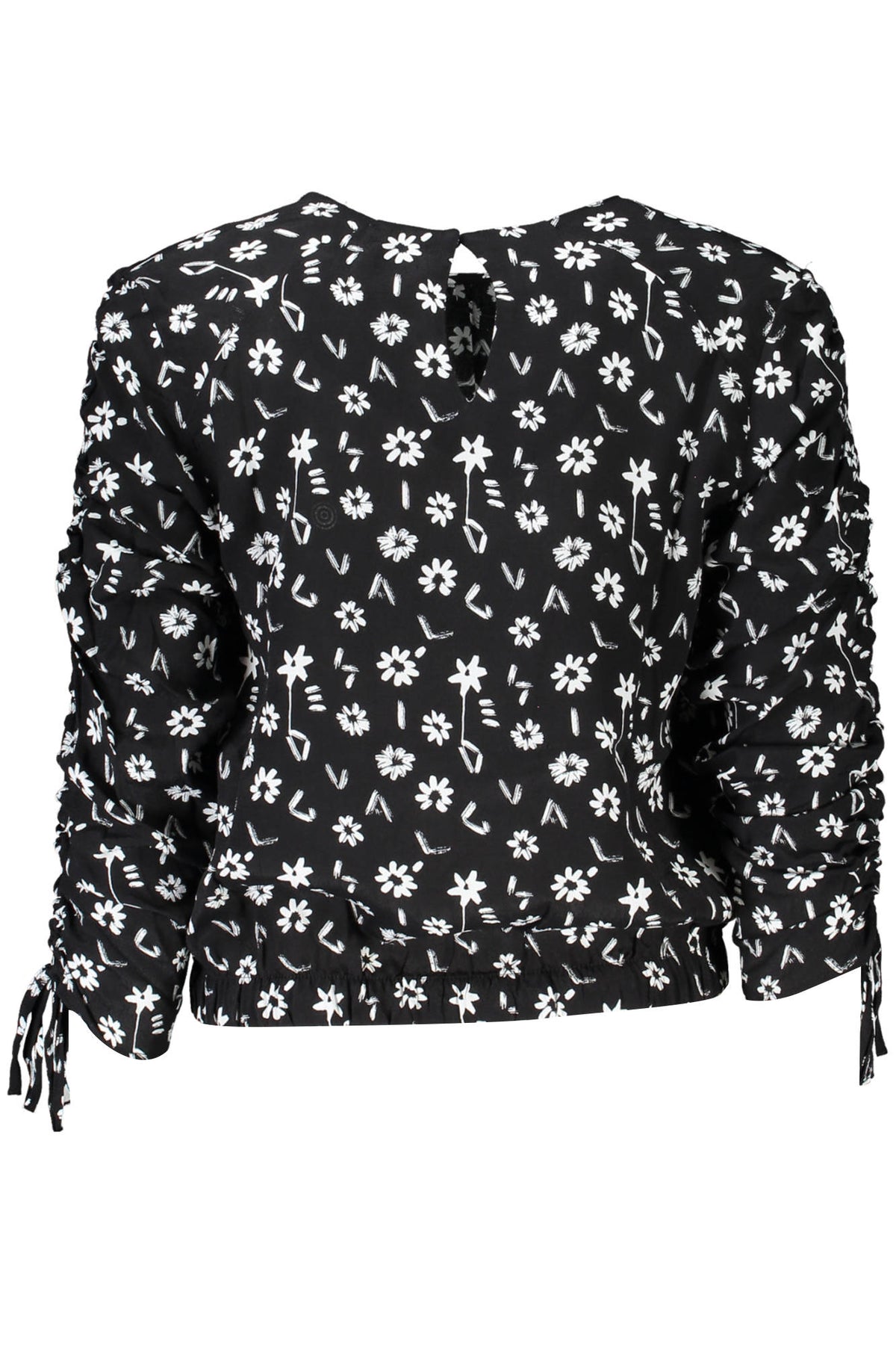 DESIGUAL CAMICIA MANICHE LUNGHE DONNA NERO