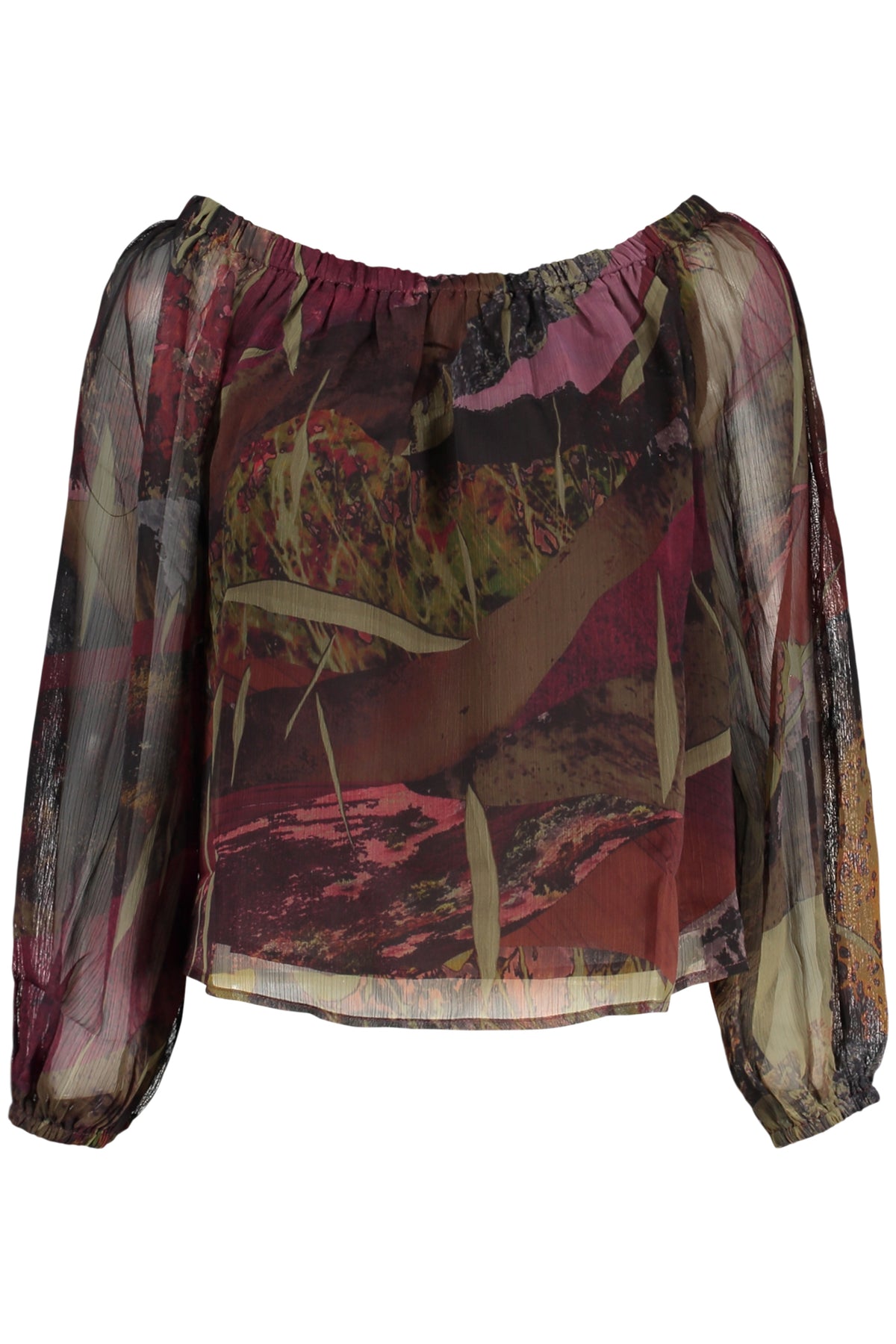DESIGUAL CAMICIA MANICHE LUNGHE DONNA VERDE
