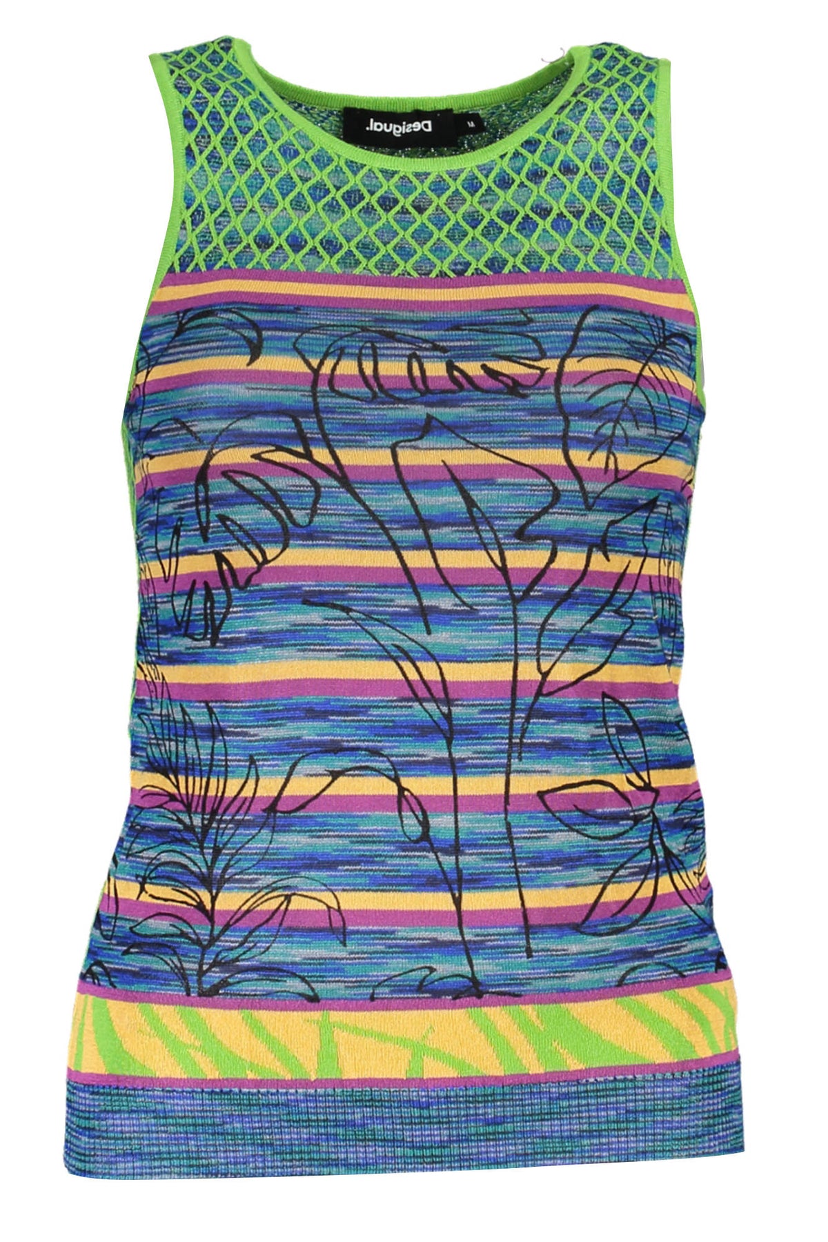 DESIGUAL CANOTTA DONNA VERDE