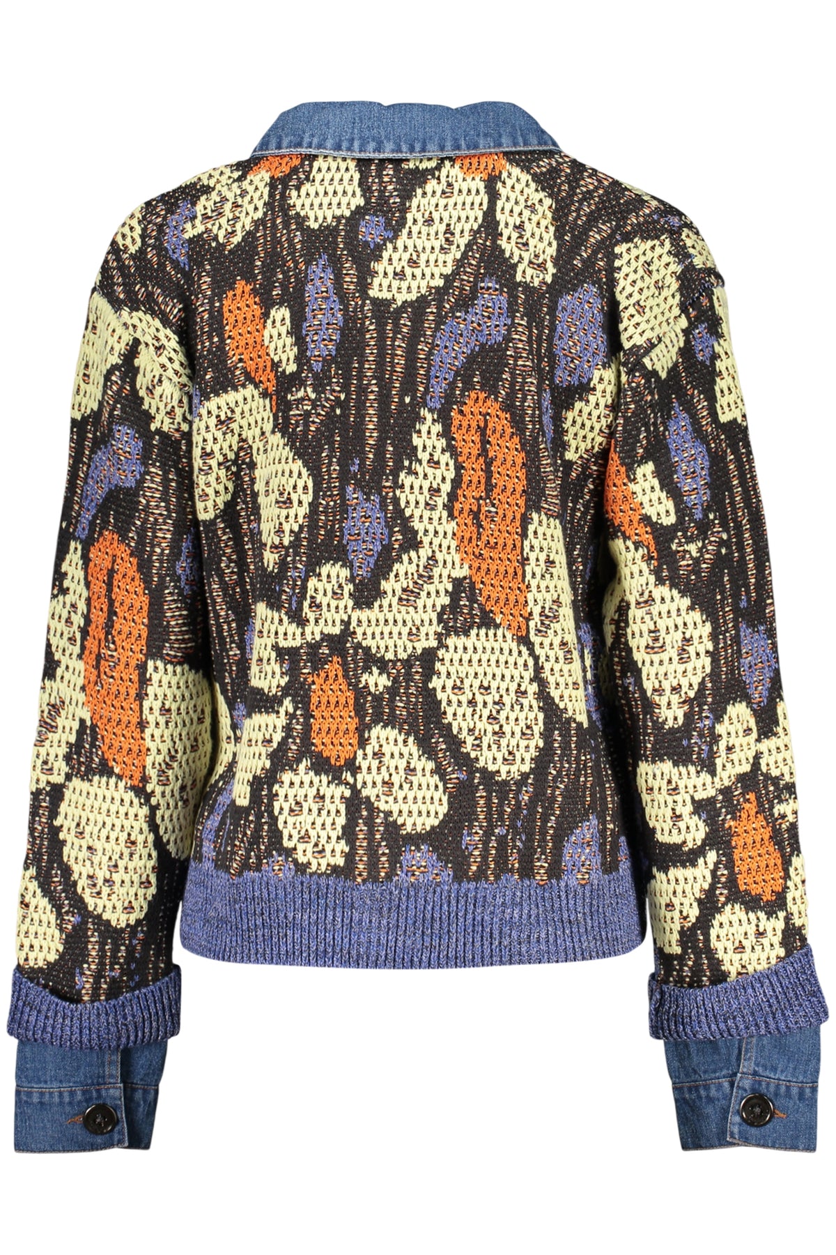 DESIGUAL CARDIGAN DONNA BLU