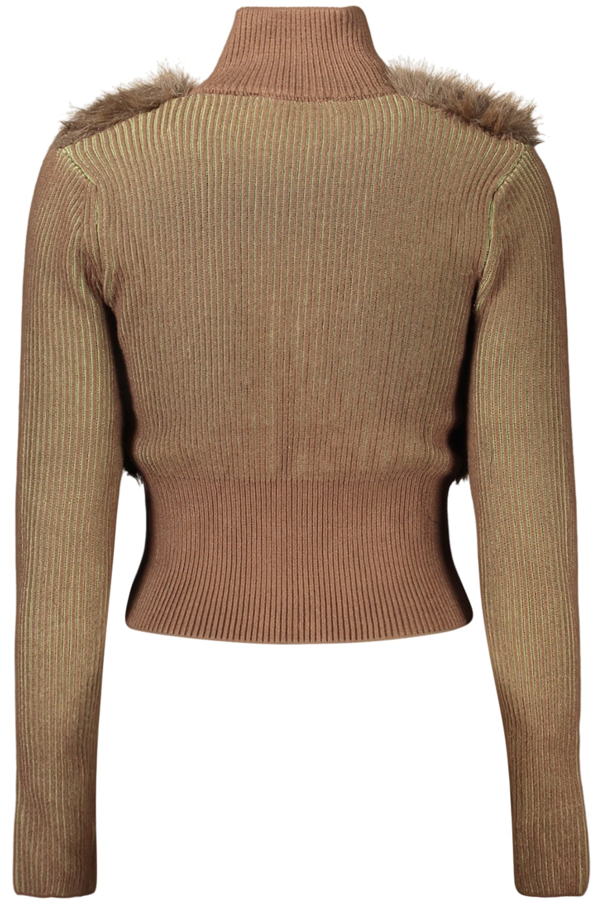 DESIGUAL CARDIGAN DONNA MARRONE