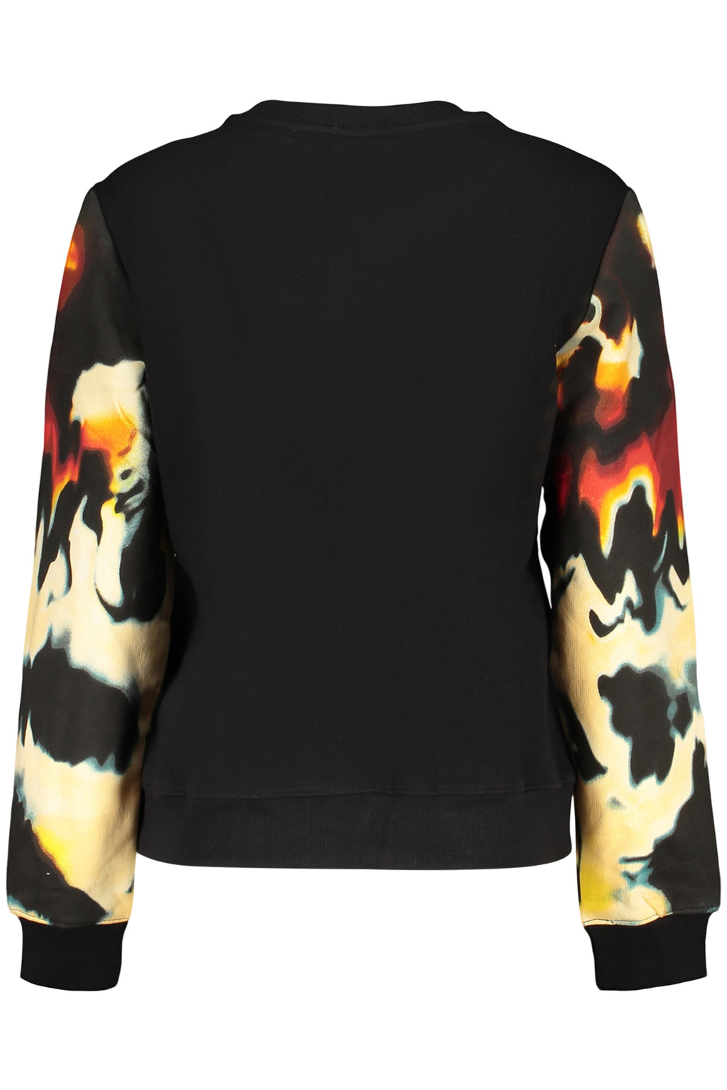 DESIGUAL FELPA SENZA ZIP DONNA NERO