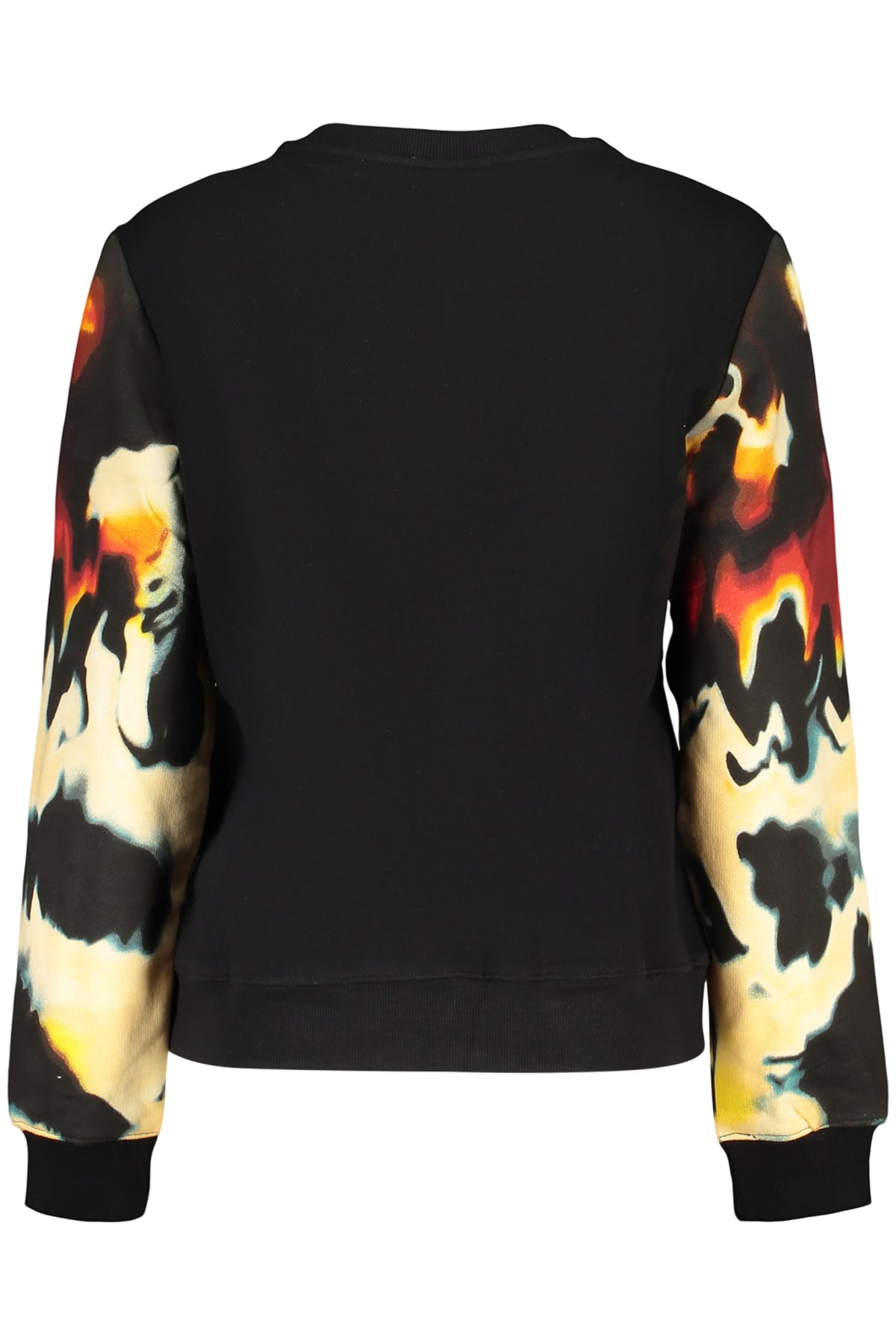 DESIGUAL FELPA SENZA ZIP DONNA NERO