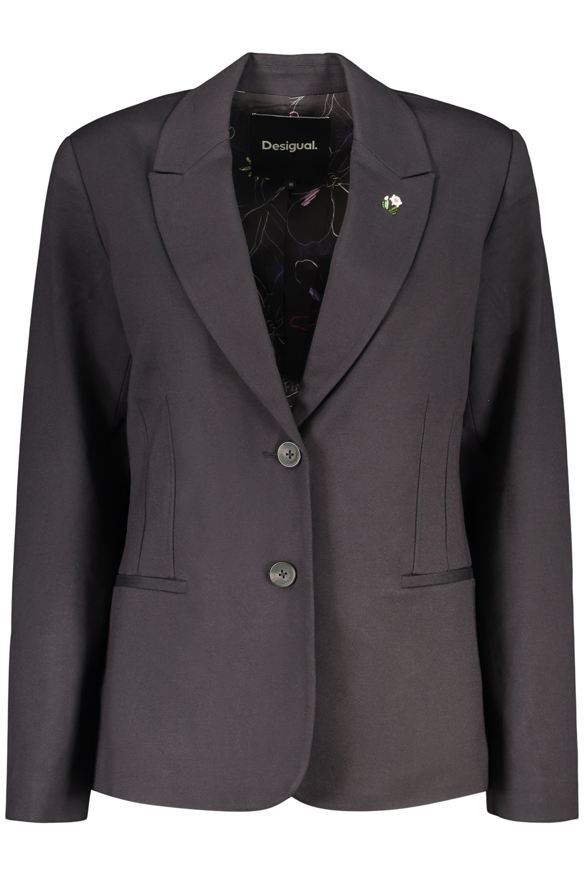 DESIGUAL GIACCA CLASSICA DONNA NERO