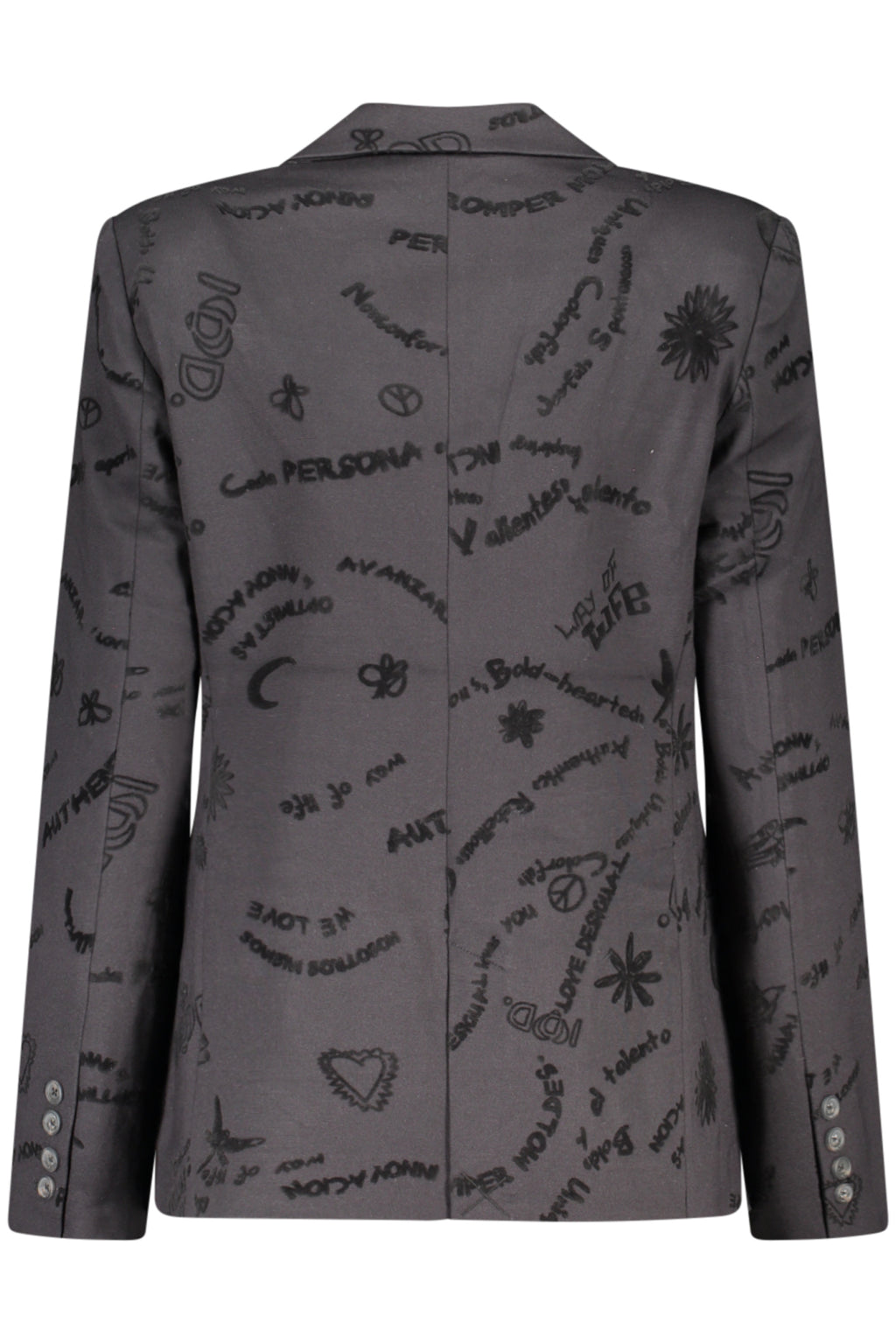 DESIGUAL GIACCA CLASSICA DONNA NERO