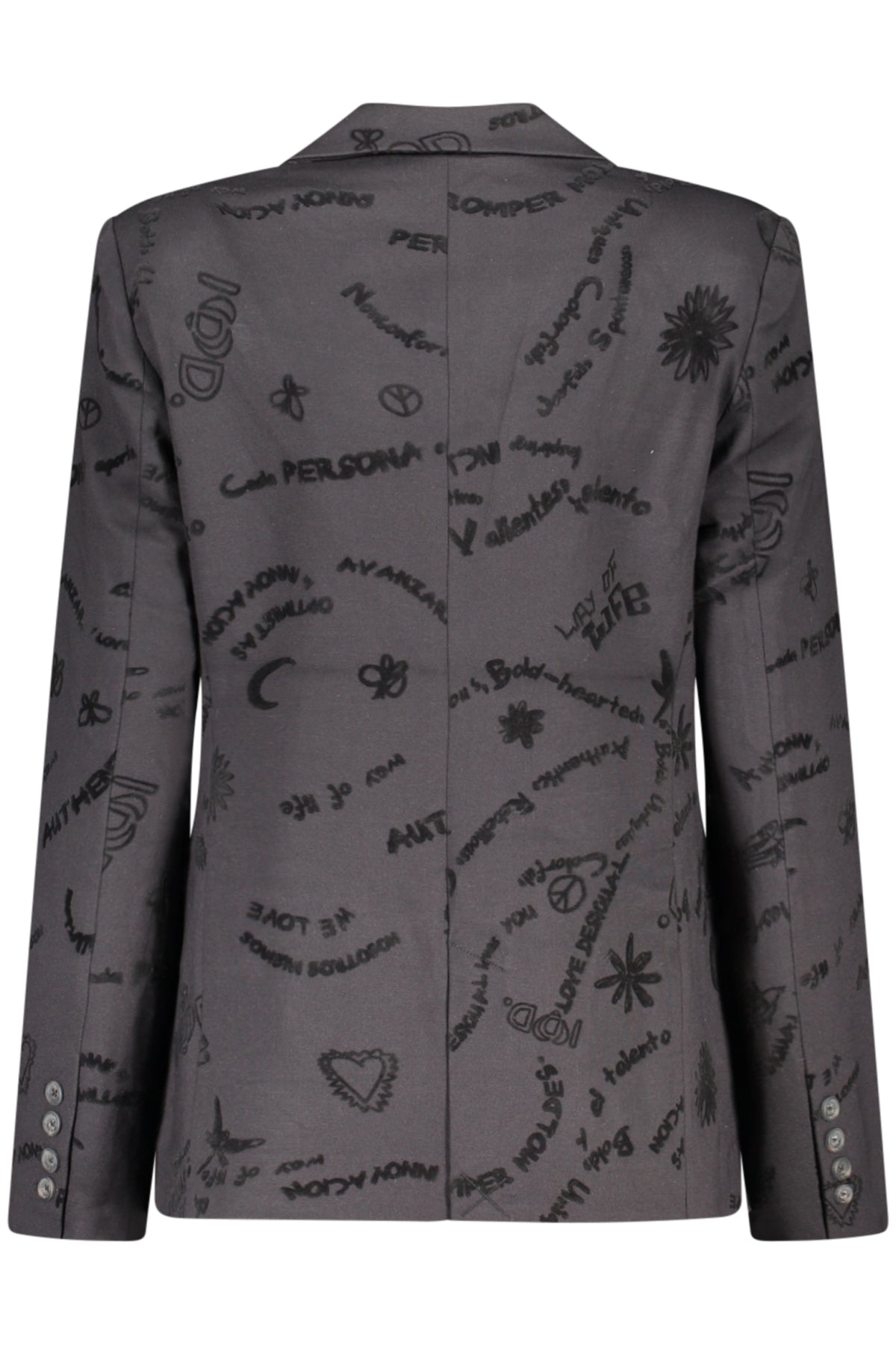 DESIGUAL GIACCA CLASSICA DONNA NERO