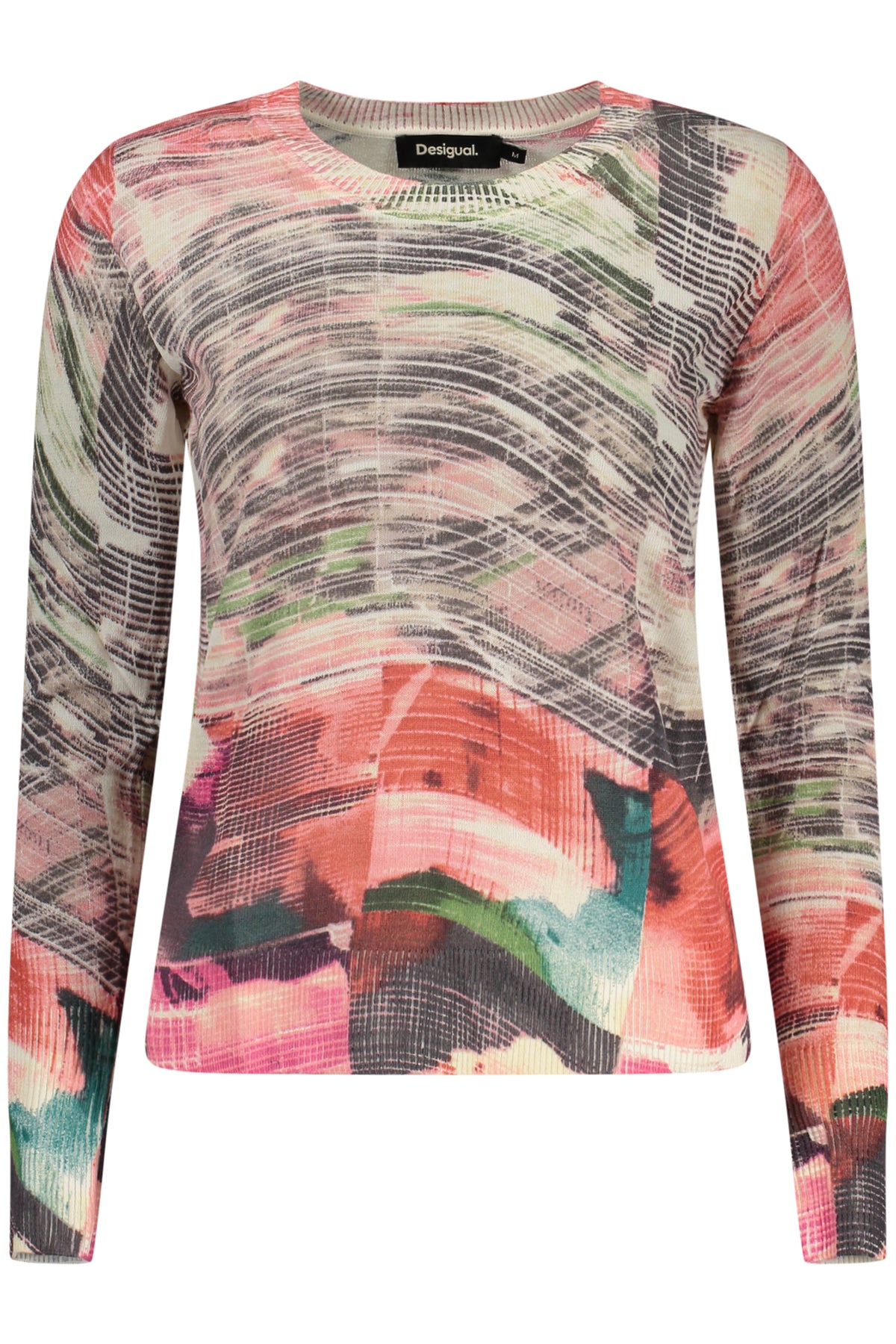 DESIGUAL MAGLIA DONNA BIANCO