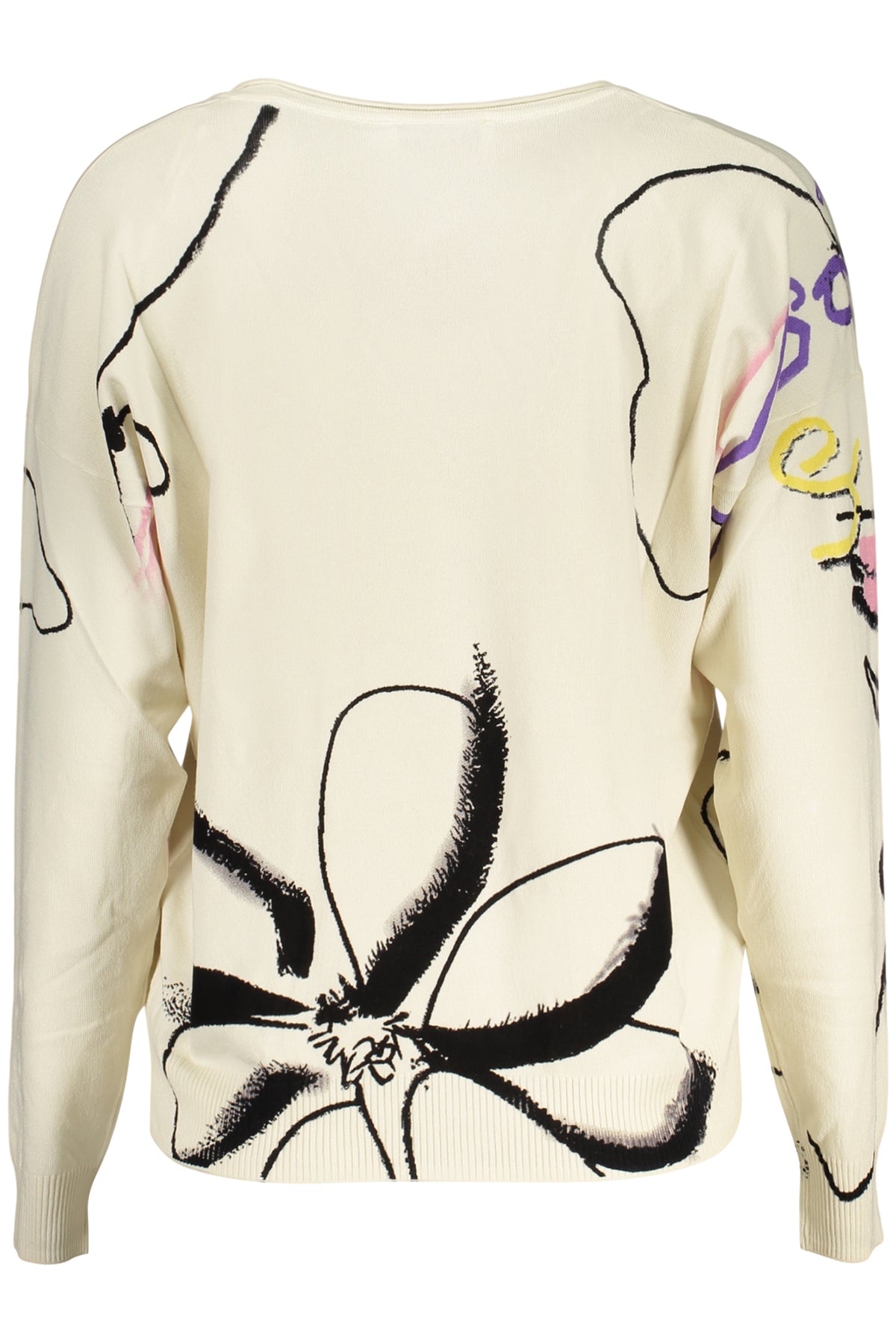 DESIGUAL MAGLIA DONNA BIANCO