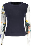 DESIGUAL MAGLIA DONNA BLU