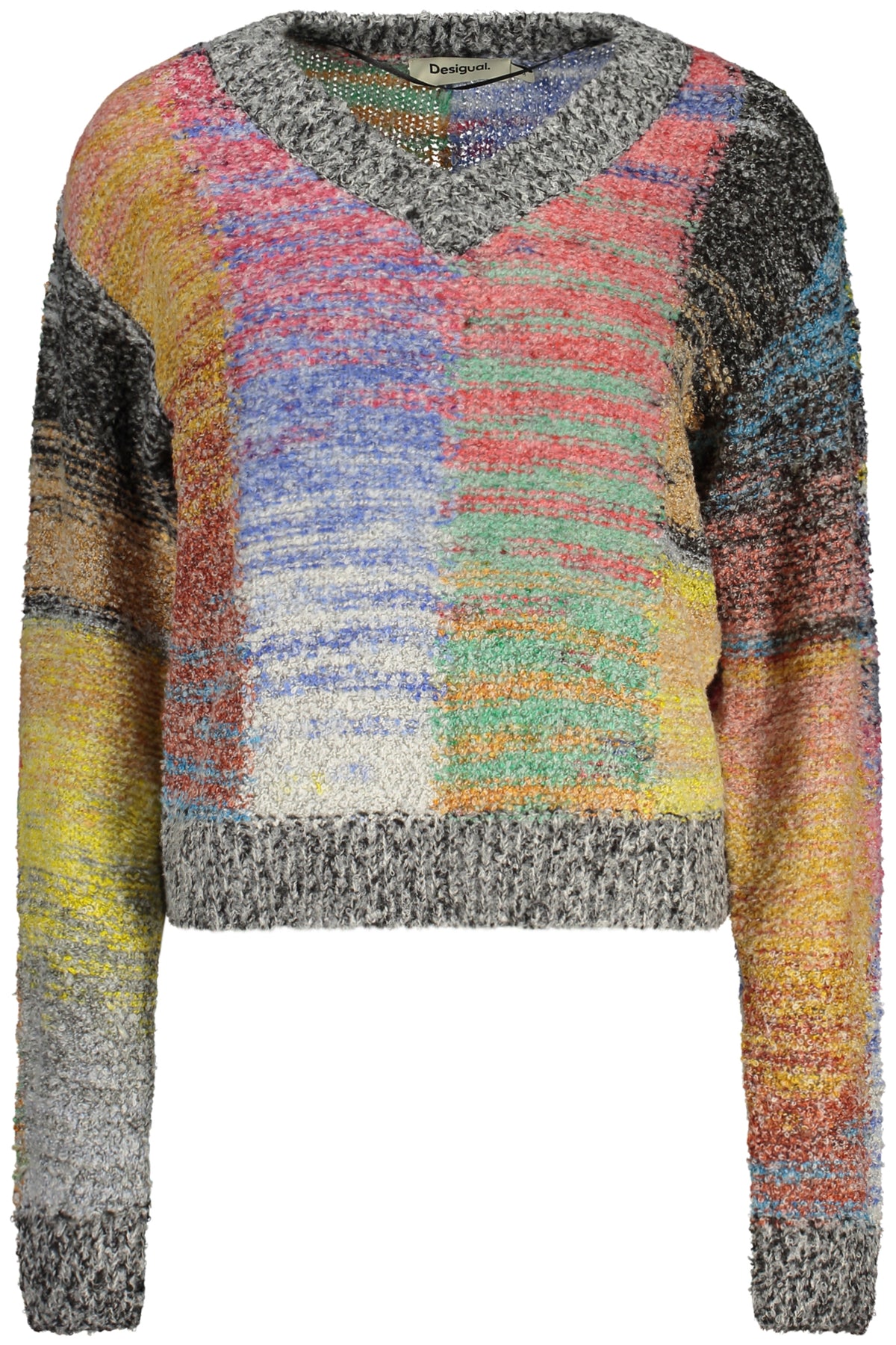 DESIGUAL MAGLIA DONNA GIALLO