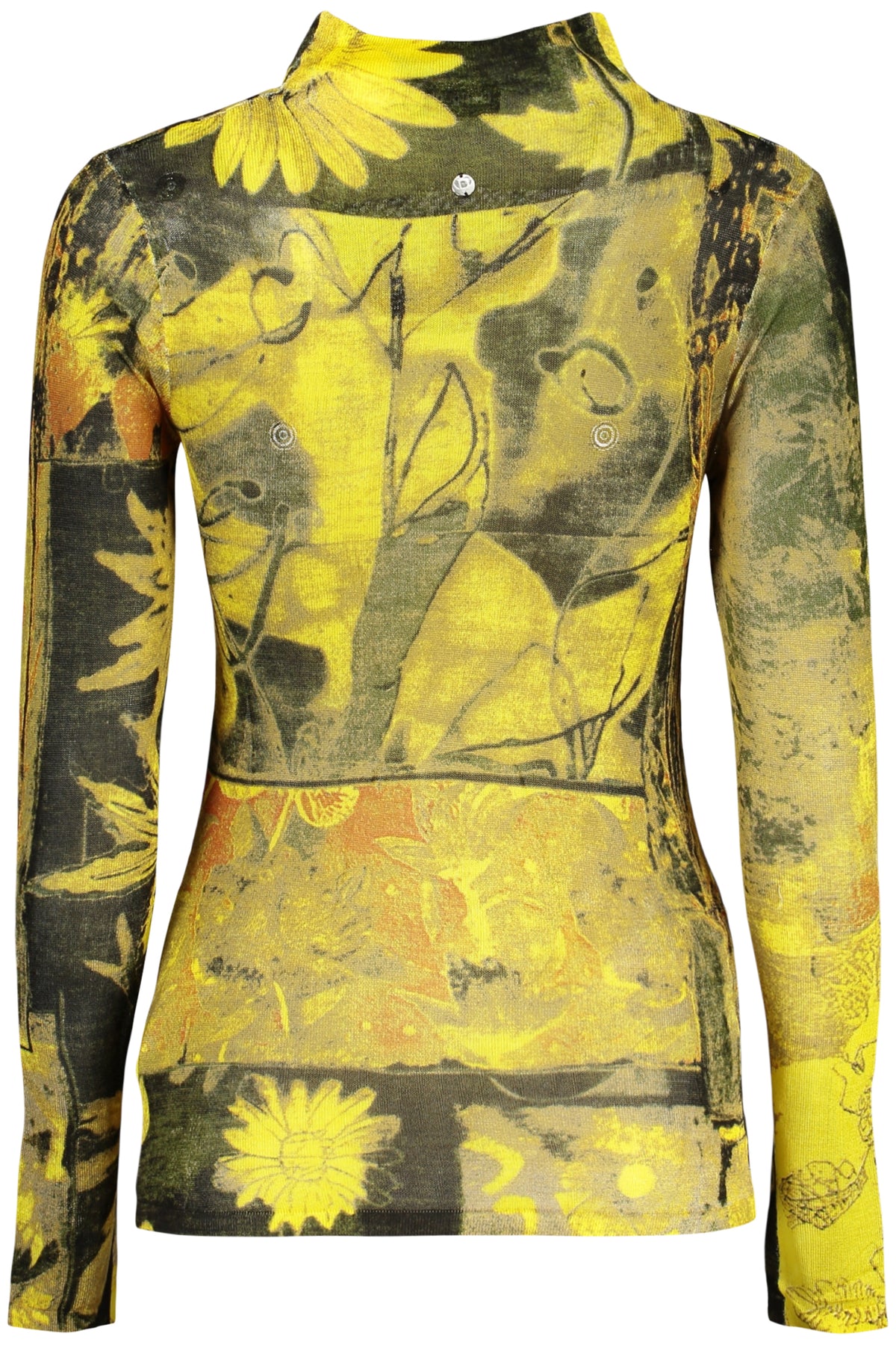 DESIGUAL MAGLIA DONNA GIALLO