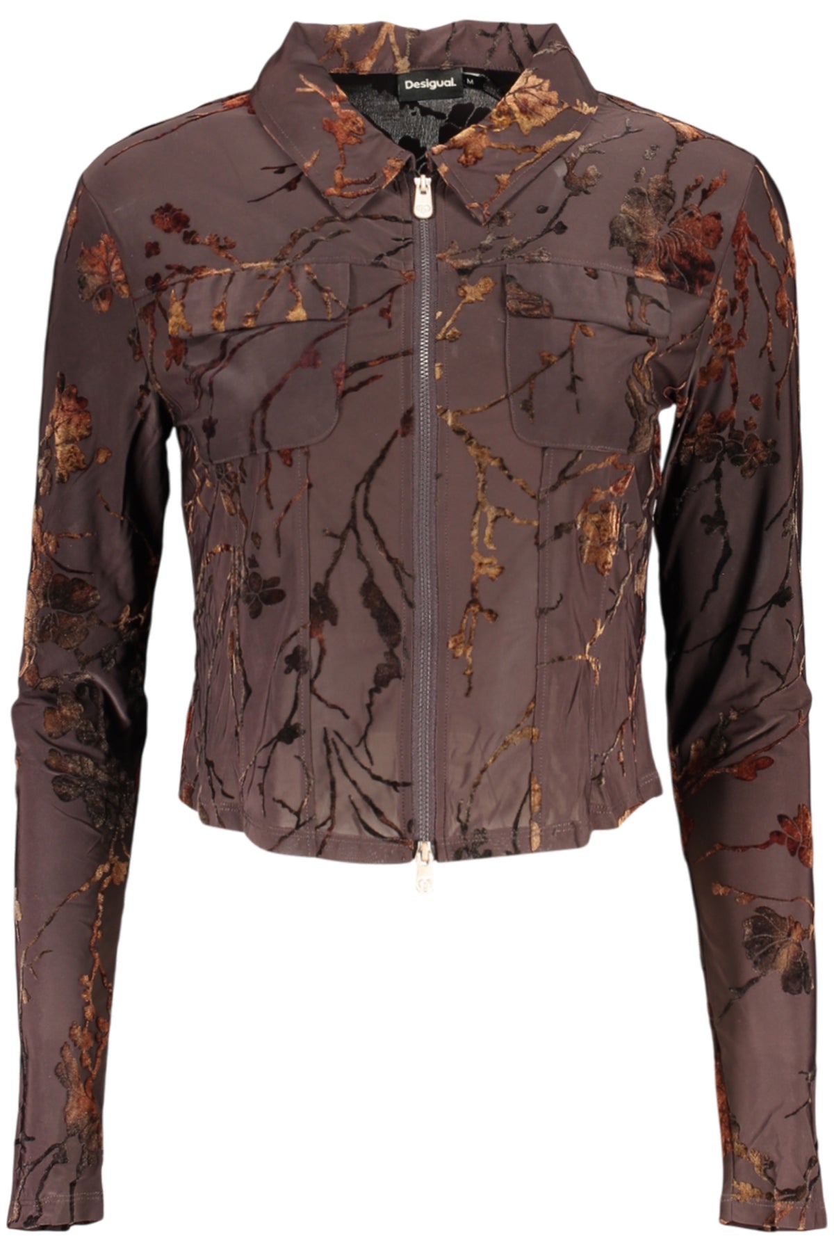 DESIGUAL MAGLIA DONNA MARRONE