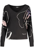 DESIGUAL MAGLIA DONNA NERO