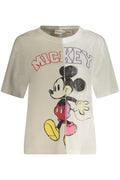 DESIGUAL T-SHIRT MANICHE CORTE DONNA BIANCO
