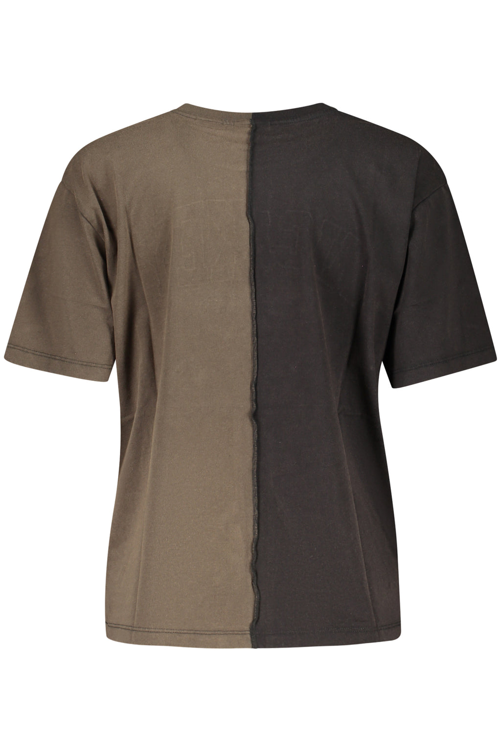 DESIGUAL T-SHIRT MANICHE CORTE DONNA NERO