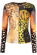 DESIGUAL T-SHIRT MANICHE LUNGHE DONNA ARANCIO