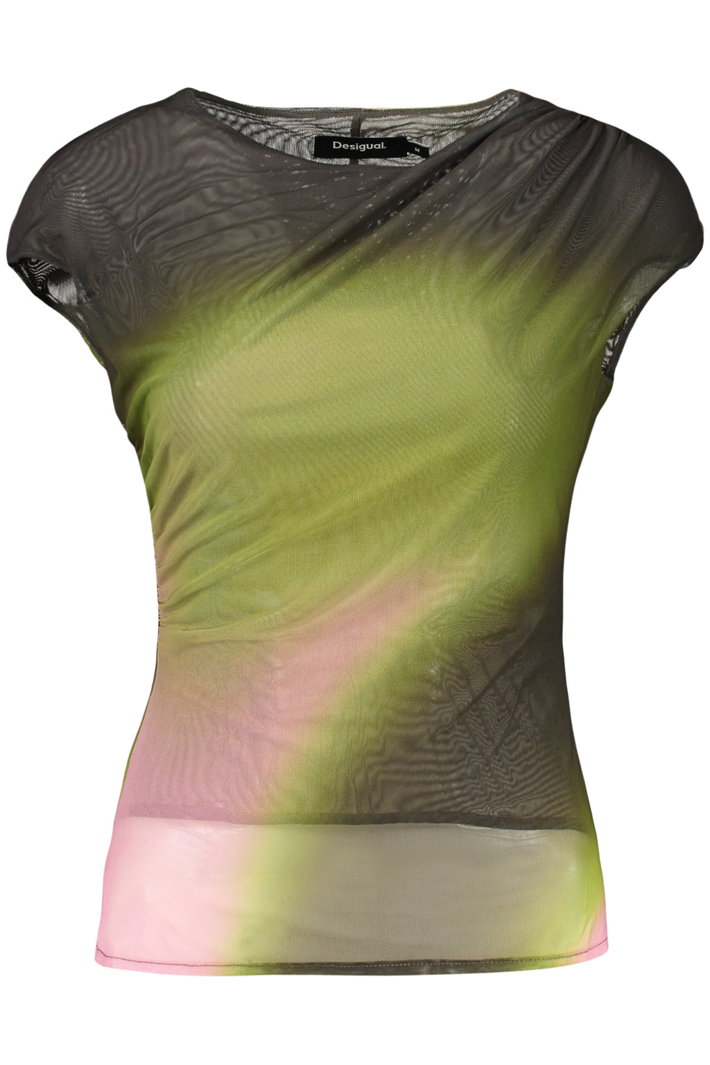 DESIGUAL T-SHIRT SENZA MANICHE DONNA VERDE