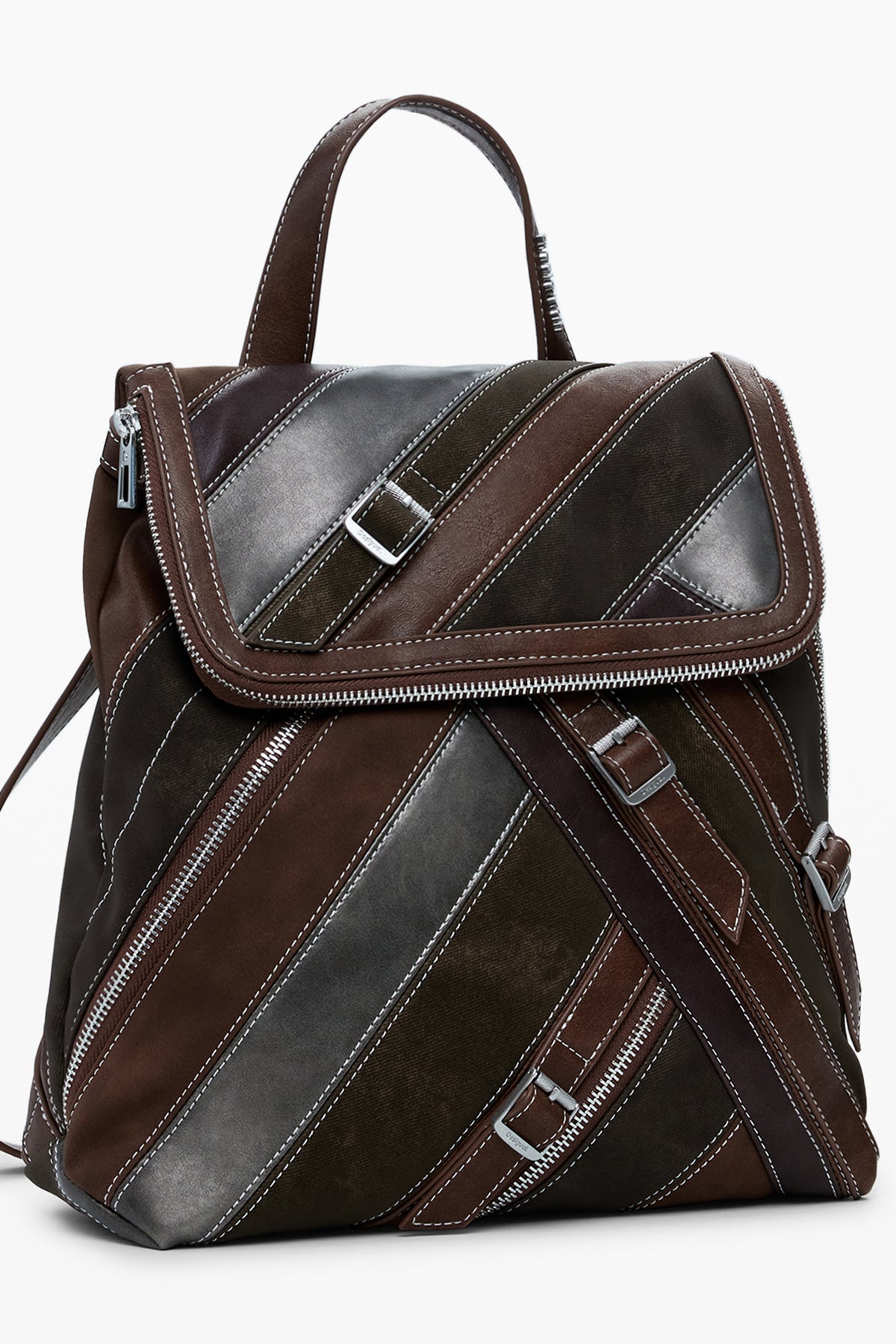 DESIGUAL ZAINO DONNA MARRONE