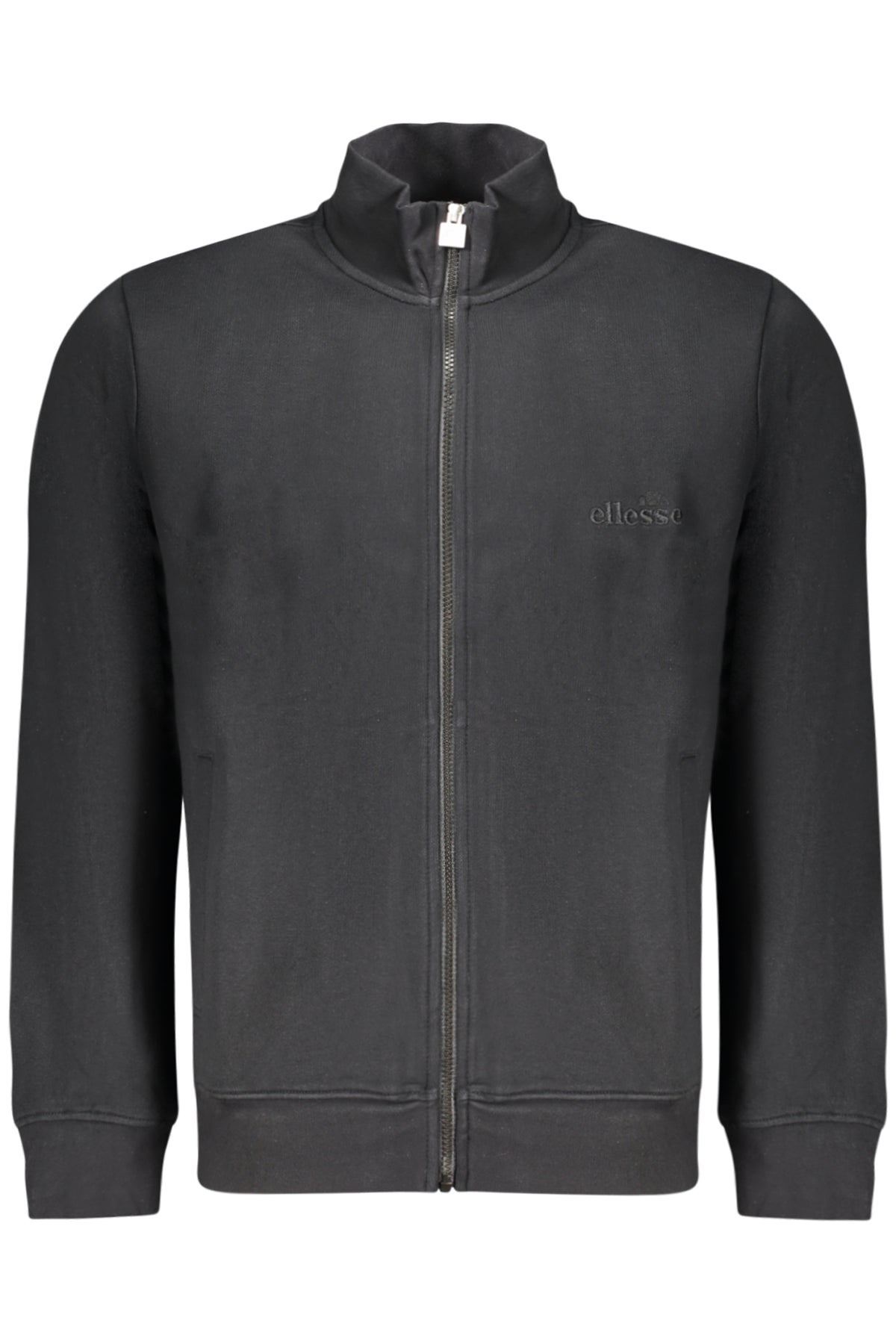 ELLESSE FELPA CON ZIP UOMO NERO