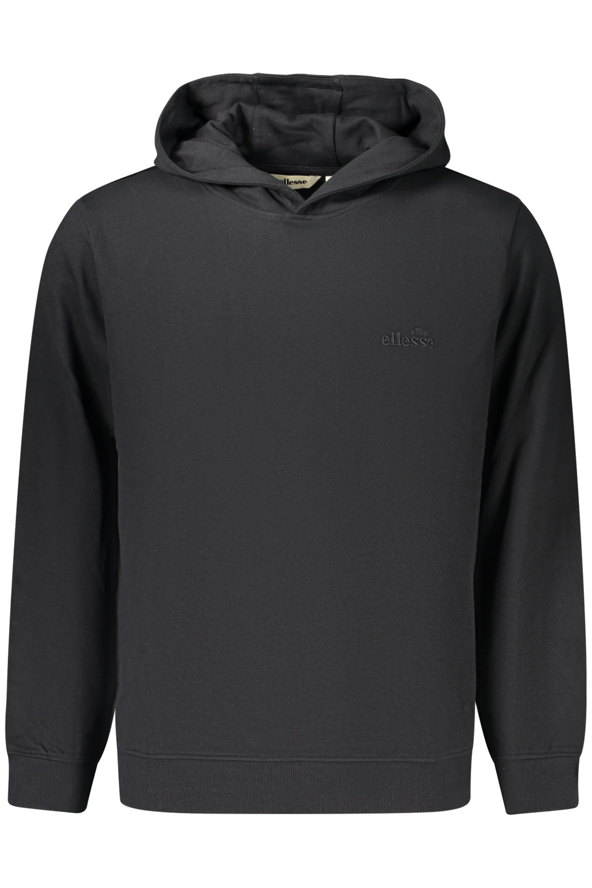 ELLESSE FELPA SENZA ZIP UOMO NERO