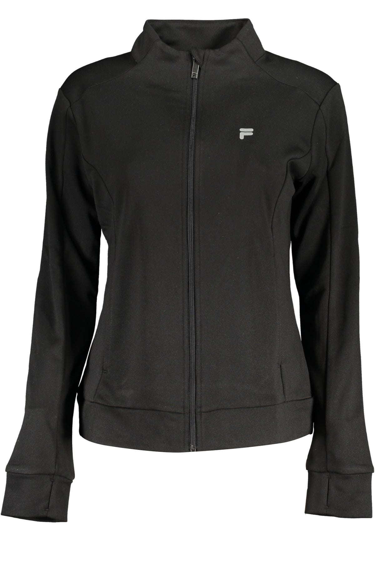 FILA FELPA CON ZIP DONNA NERO