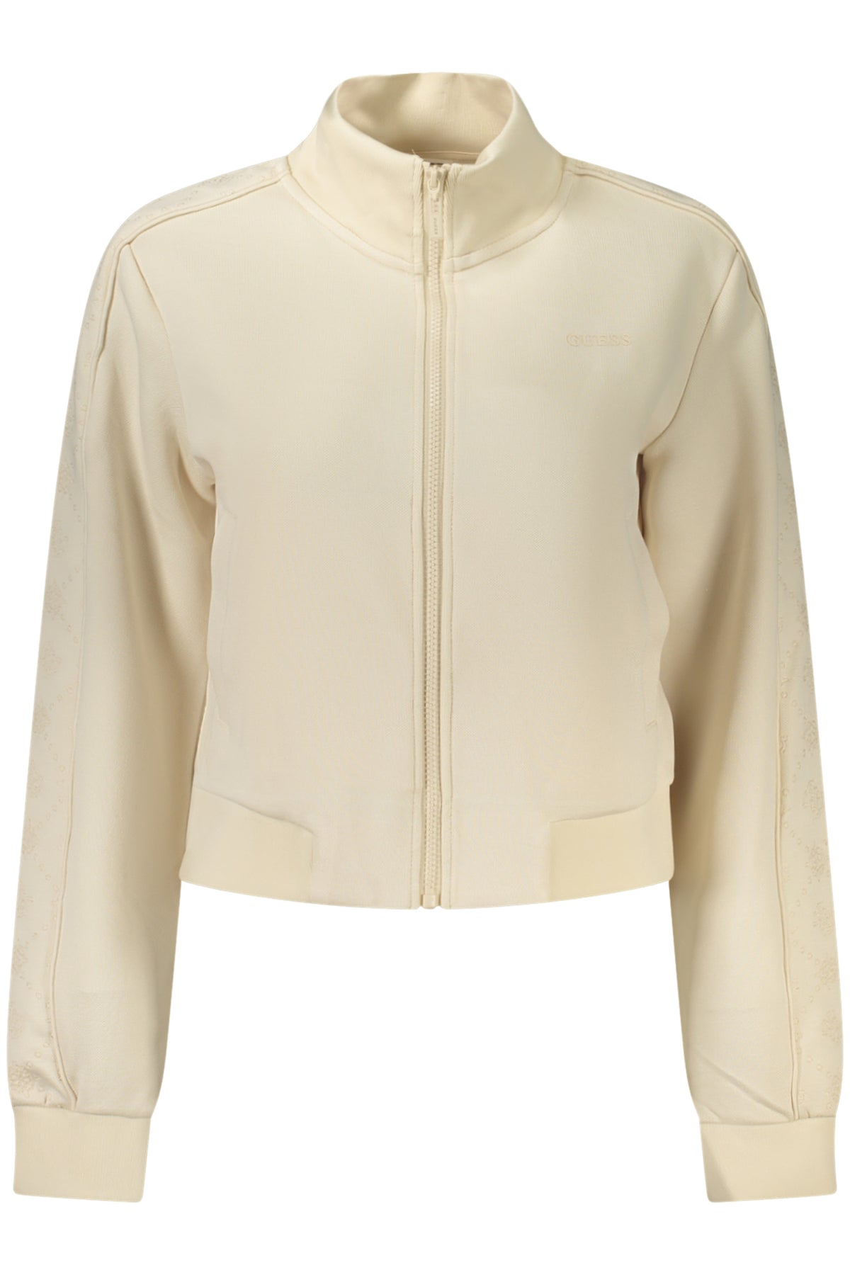 GUESS JEANS FELPA CON ZIP DONNA BEIGE