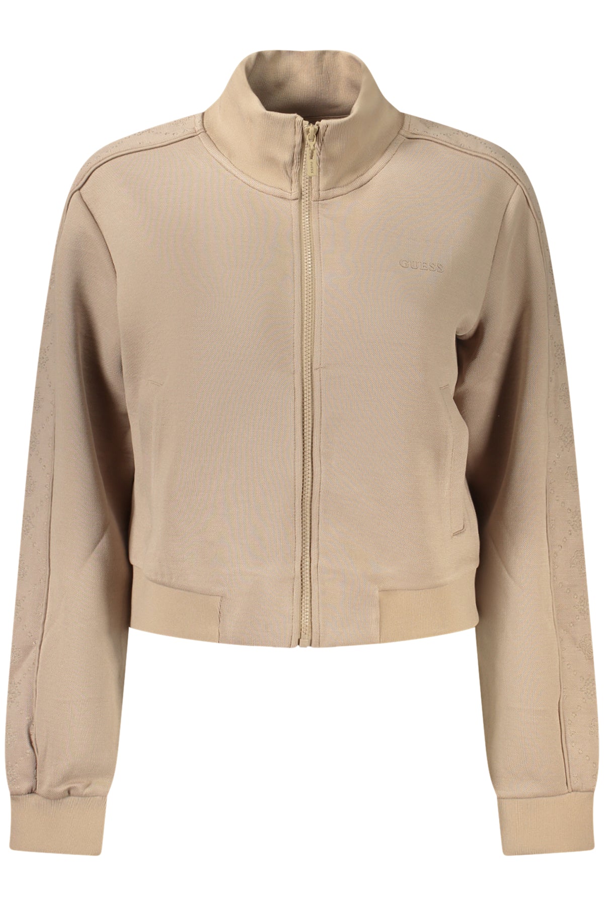 GUESS JEANS FELPA CON ZIP DONNA BEIGE