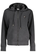 GUESS JEANS FELPA CON ZIP DONNA NERO