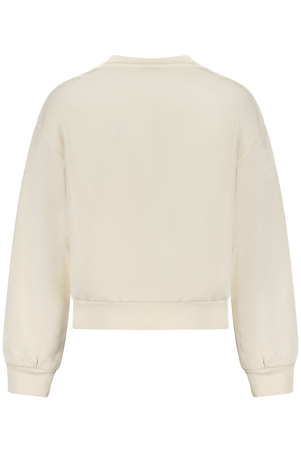 GUESS JEANS FELPA SENZA ZIP BAMBINA BIANCO