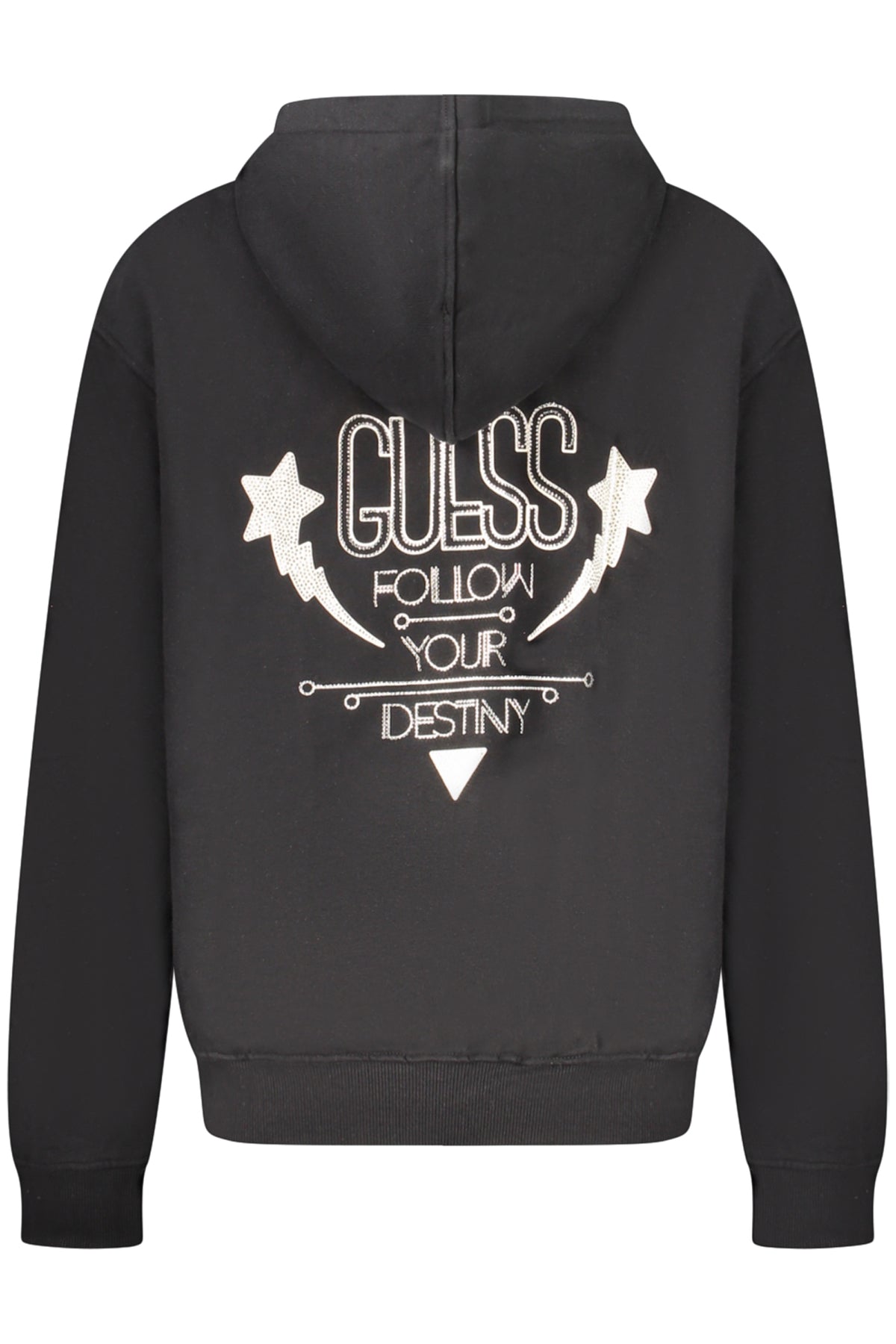 GUESS JEANS FELPA SENZA ZIP DONNA NERO
