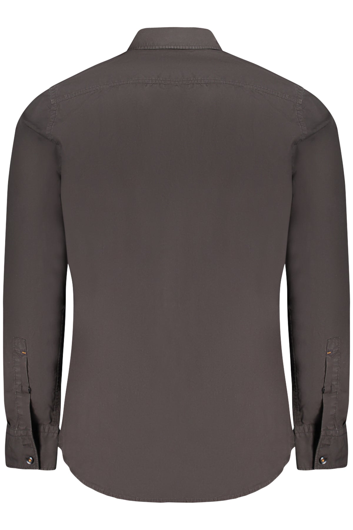 HUGO BOSS CAMICIA MANICHE LUNGHE UOMO NERO