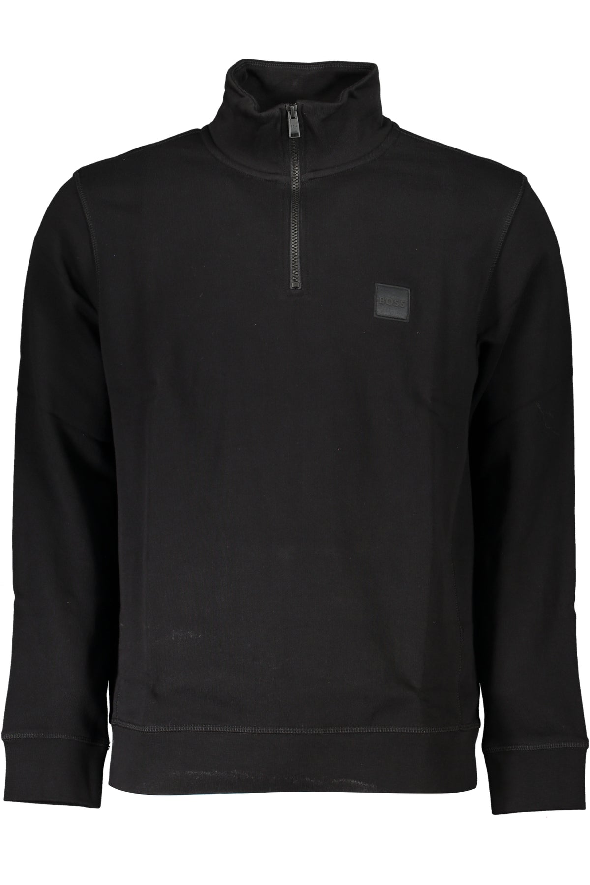 HUGO BOSS FELPA CON ZIP UOMO NERO