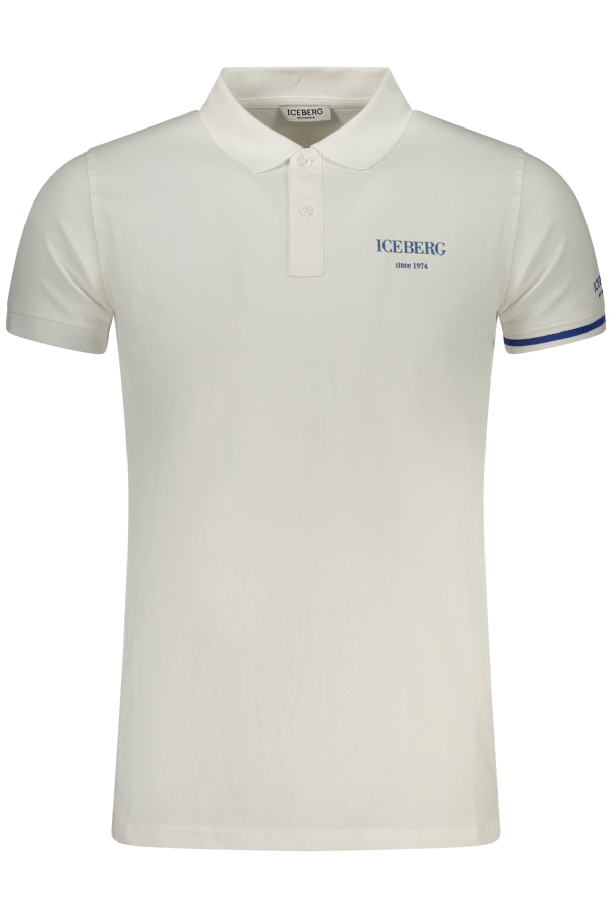 ICEBERG POLO MANICHE CORTE UOMO BIANCO