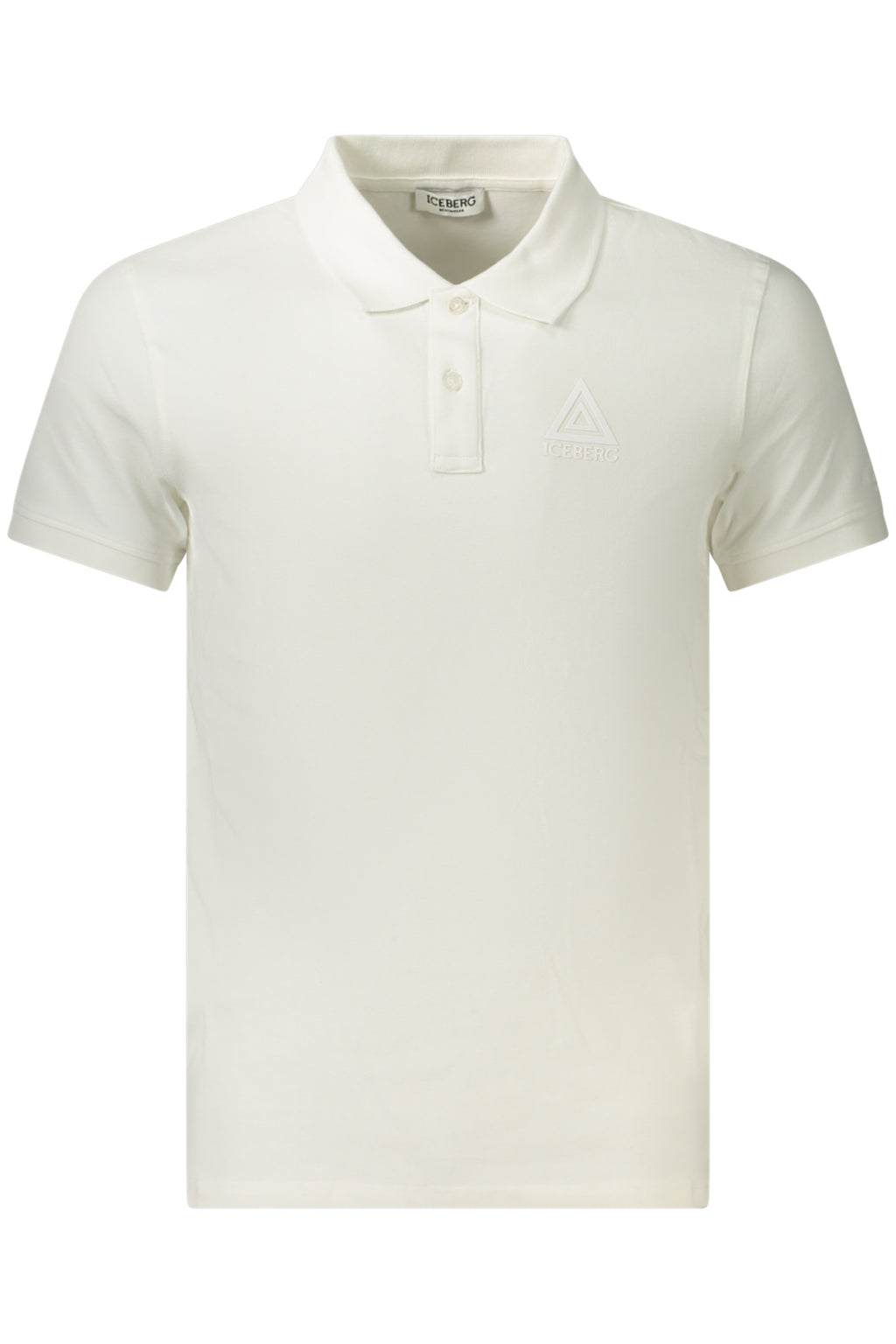 ICEBERG POLO MANICHE CORTE UOMO BIANCO