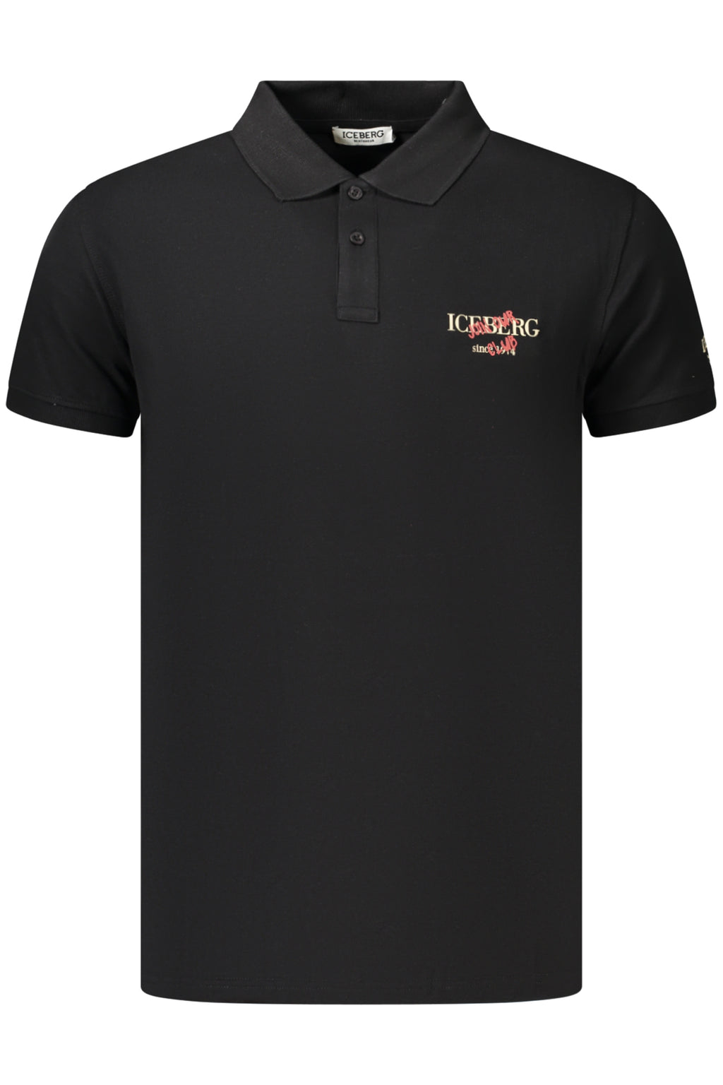 ICEBERG POLO MANICHE CORTE UOMO NERO