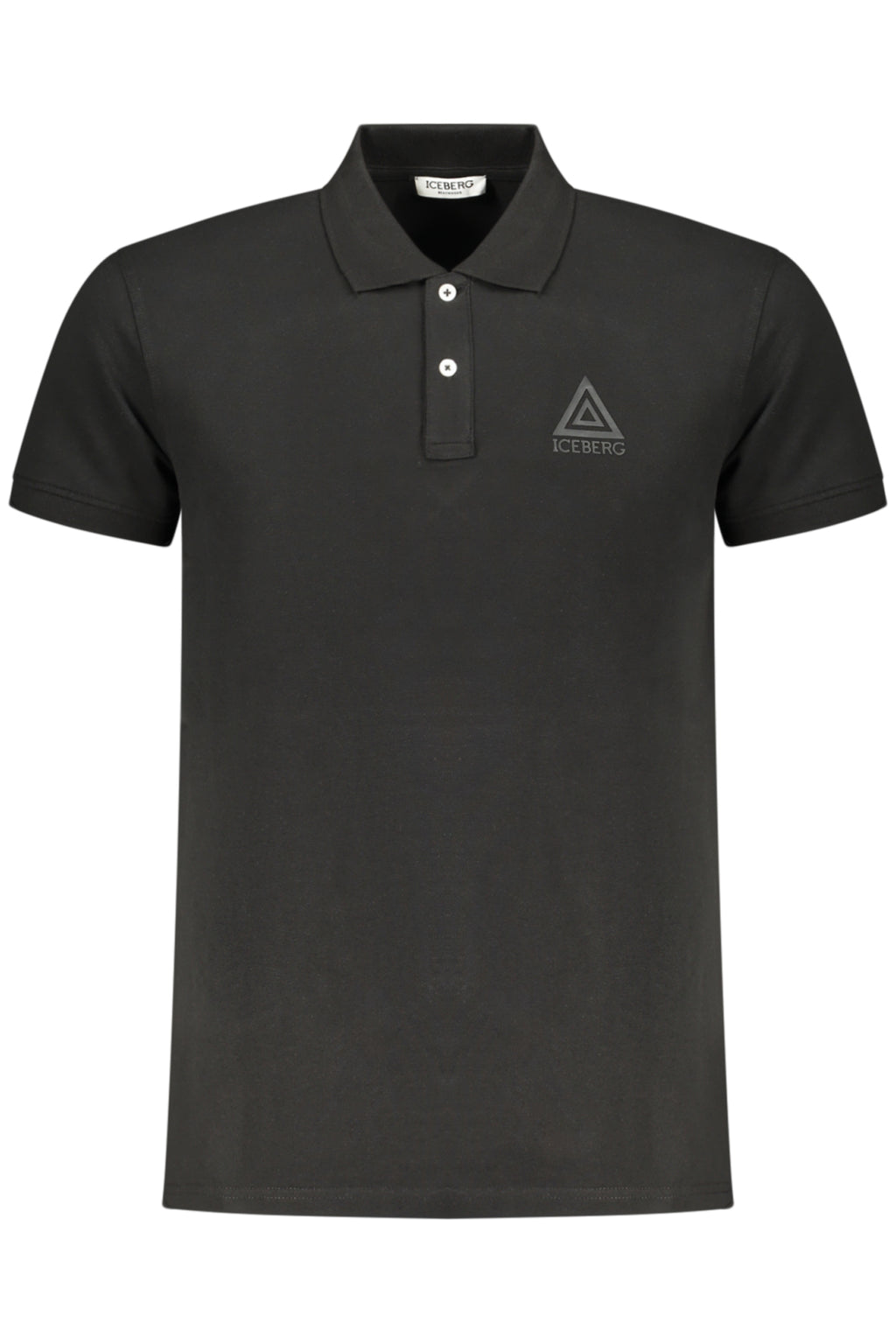 ICEBERG POLO MANICHE CORTE UOMO NERO