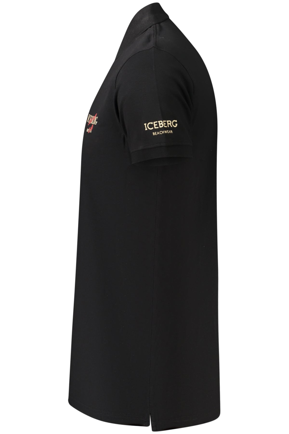ICEBERG POLO MANICHE CORTE UOMO NERO
