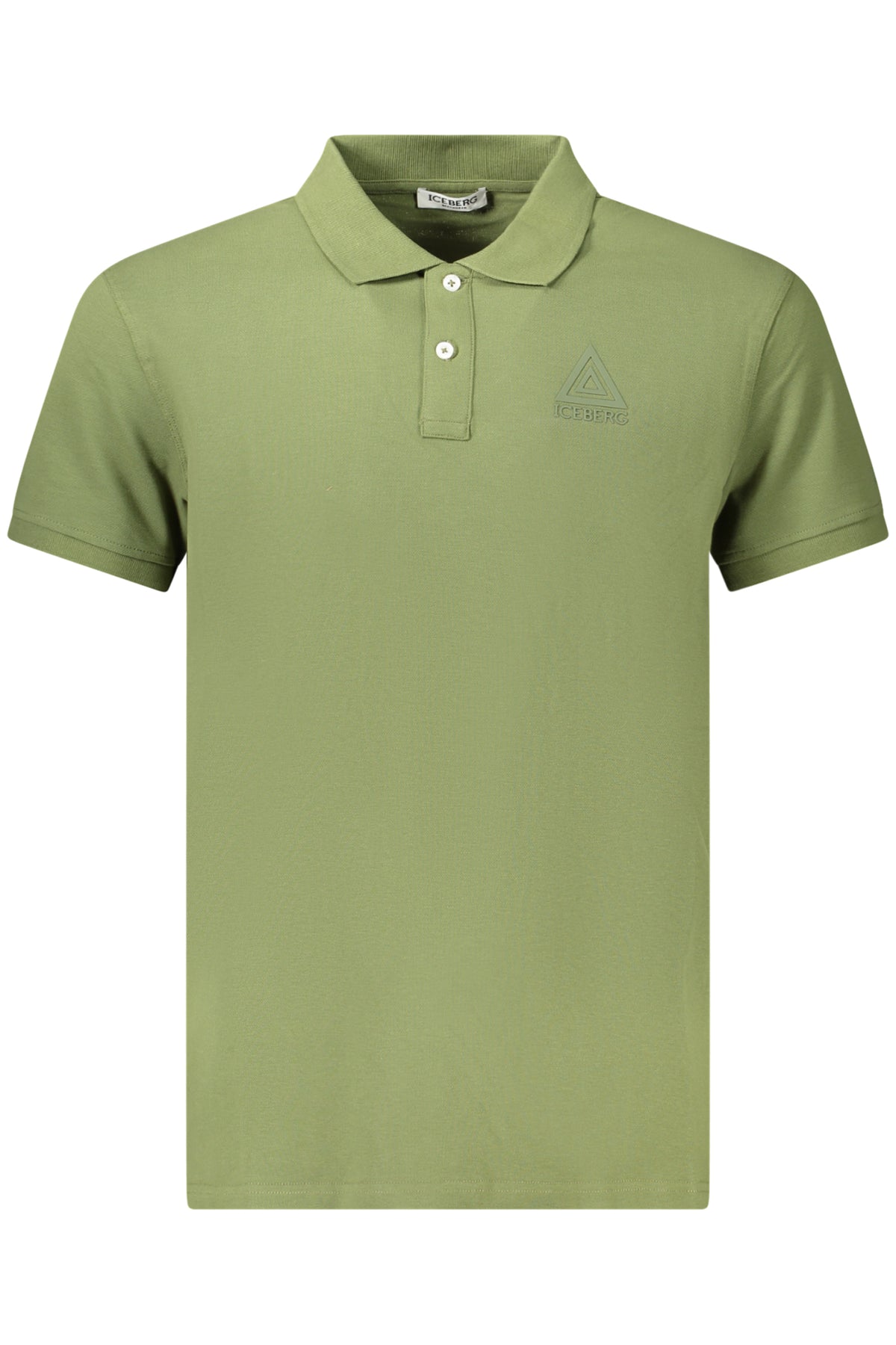 ICEBERG POLO MANICHE CORTE UOMO VERDE