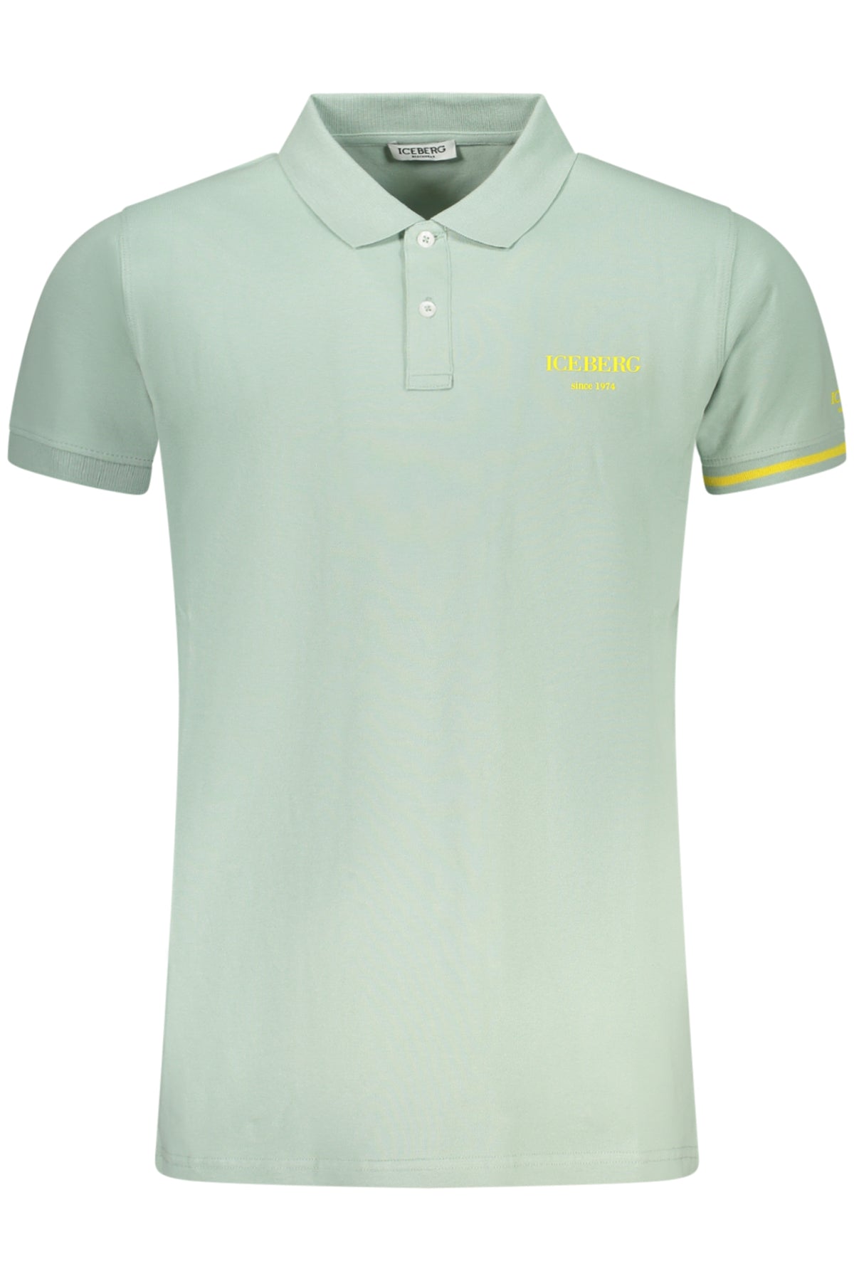 ICEBERG POLO MANICHE CORTE UOMO VERDE