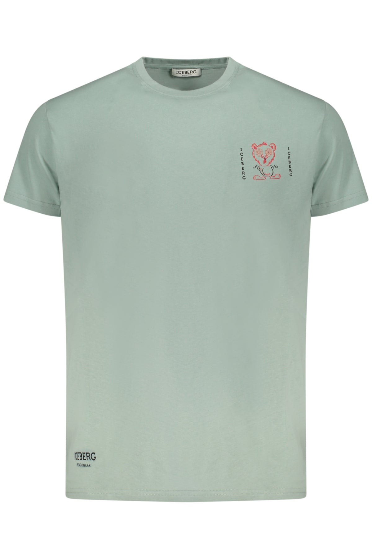 ICEBERG T-SHIRT MANICHE CORTE UOMO VERDE