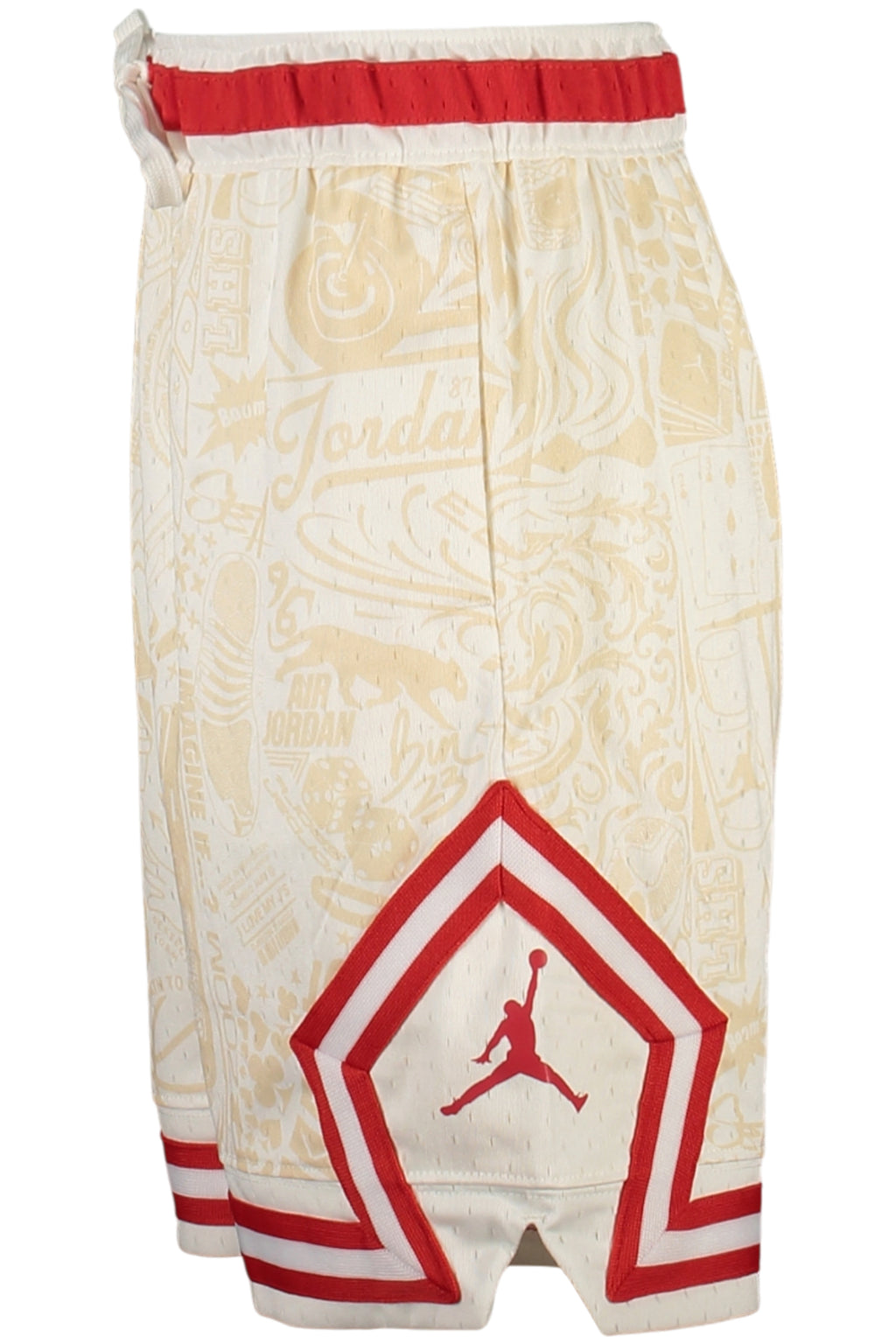 JORDAN PANTALONE SHORT BAMBINO BIANCO