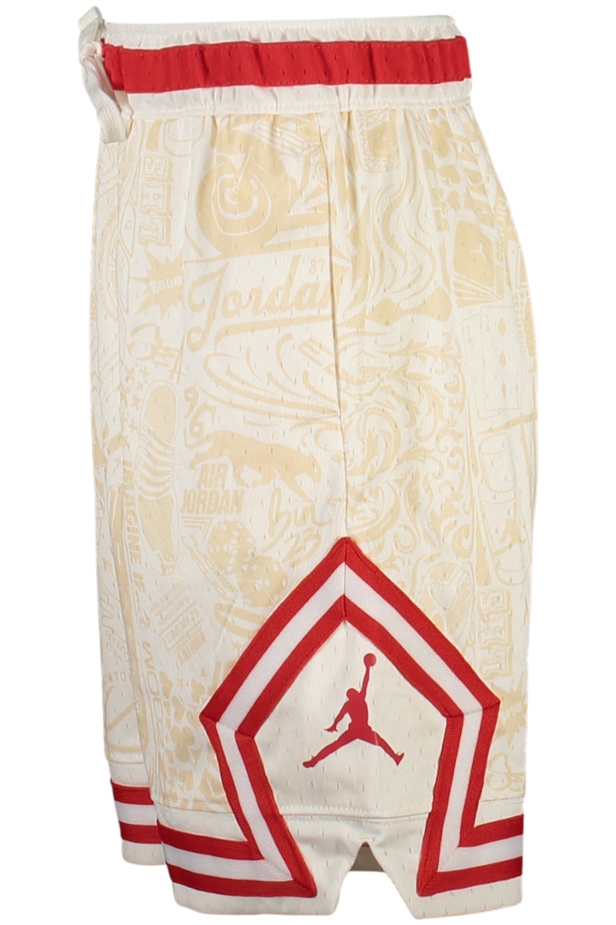 JORDAN PANTALONE SHORT BAMBINO BIANCO
