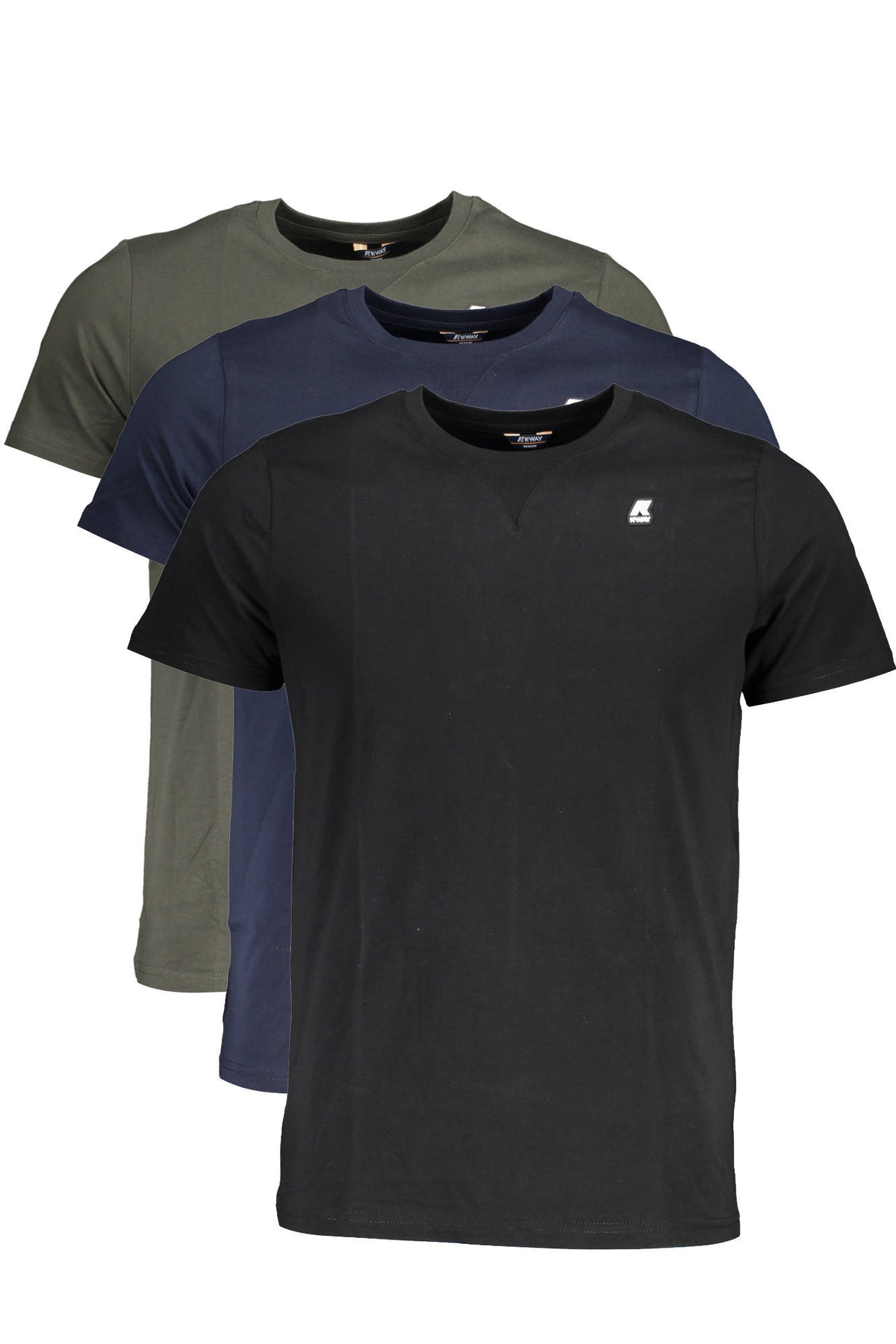 K-WAY T-SHIRT MANICHE CORTE UOMO NERO