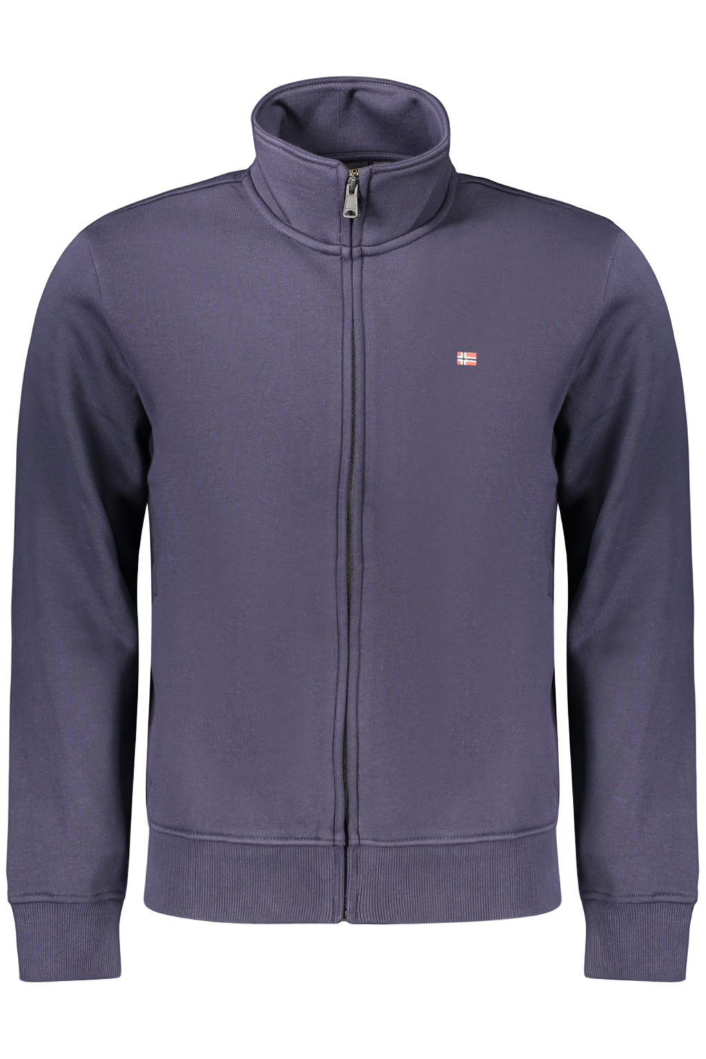 NAPAPIJRI FELPA CON ZIP UOMO BLU