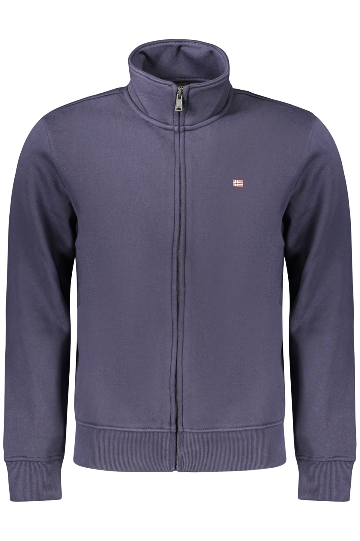 NAPAPIJRI FELPA CON ZIP UOMO BLU