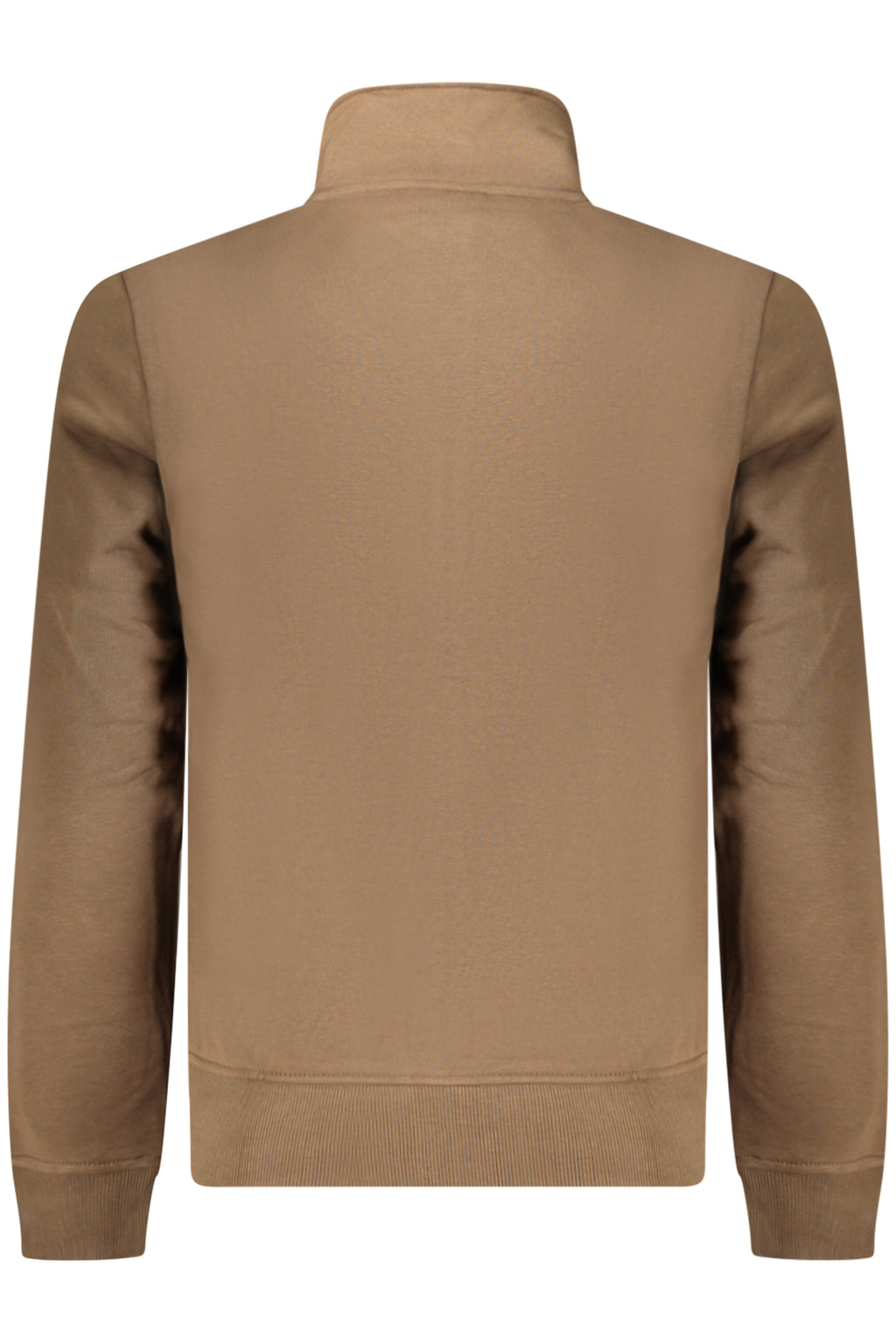 NAPAPIJRI FELPA CON ZIP UOMO MARRONE