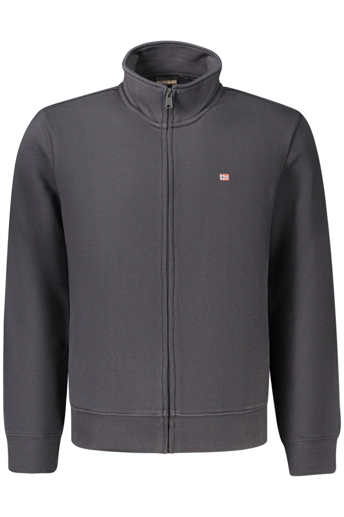 NAPAPIJRI FELPA CON ZIP UOMO NERO