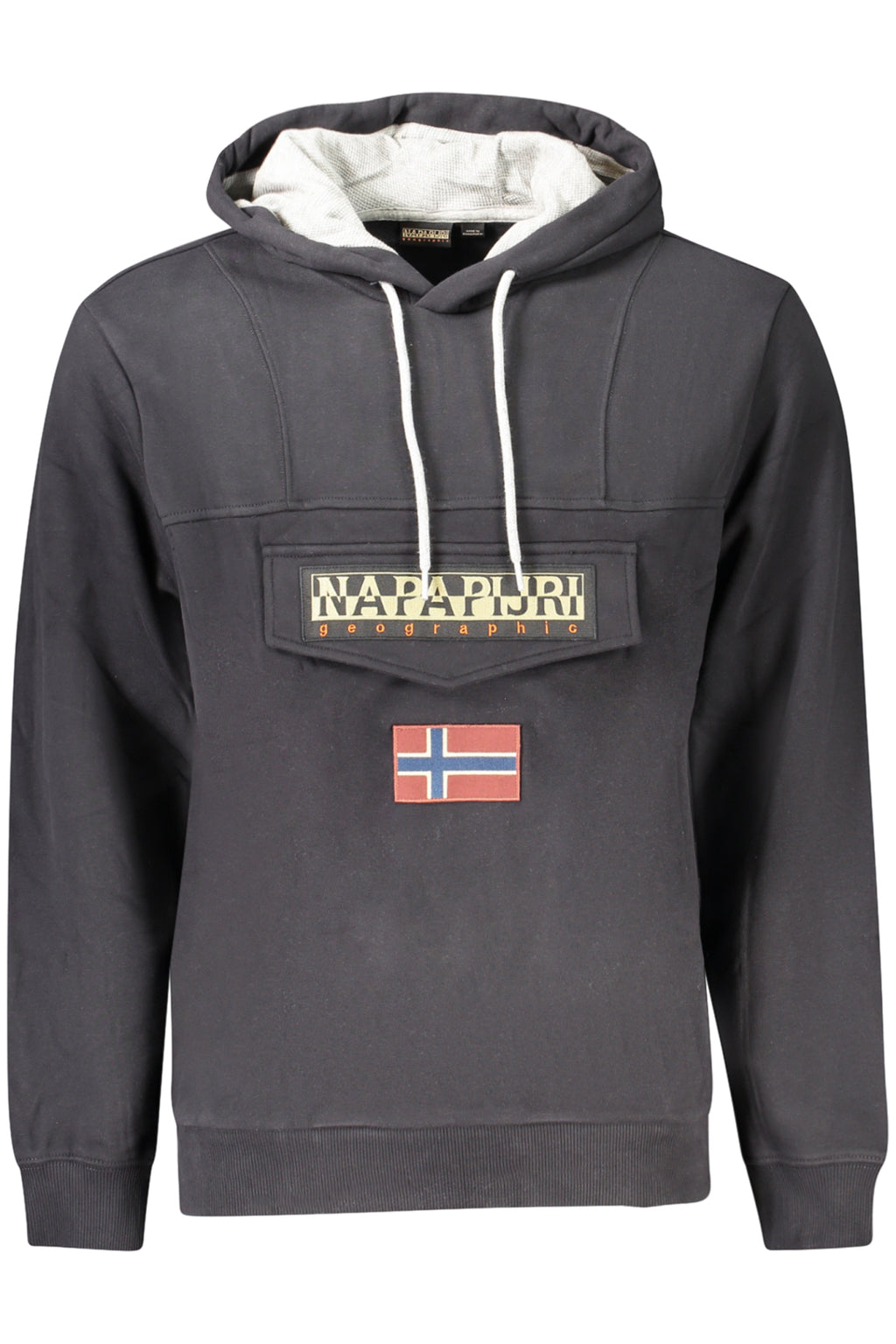 NAPAPIJRI FELPA SENZA ZIP UOMO NERO
